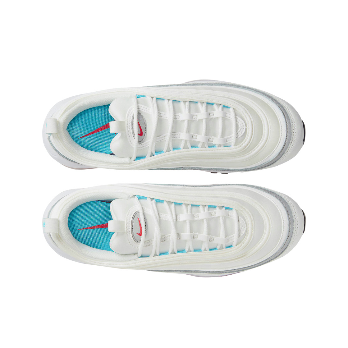 (W) 나이키 에어맥스 97 서밋 화이트 사이렌 레드((W) Nike Air Max 97 Summit White Siren Red) - 2
