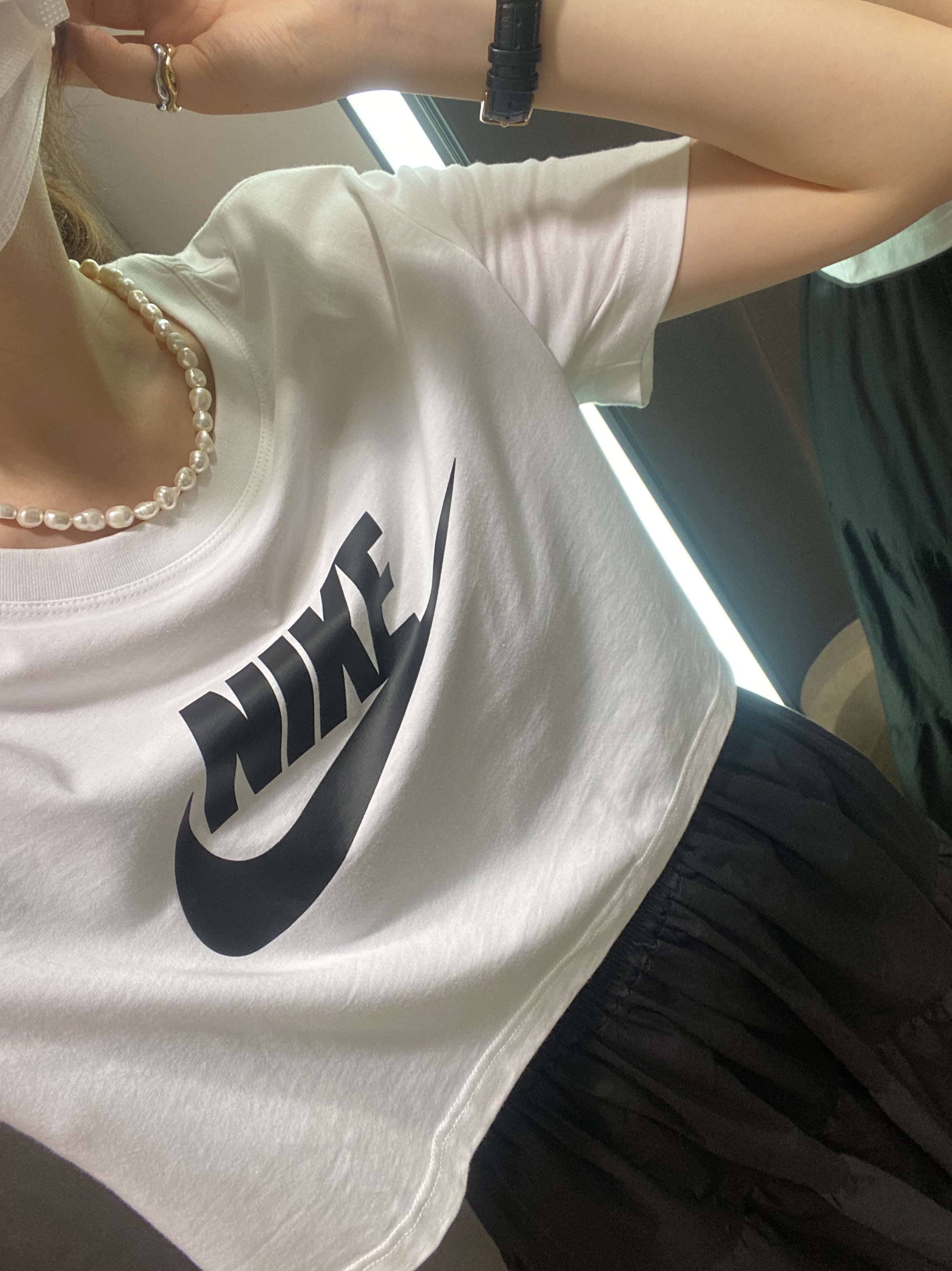 (W) Jordan 1 Retro High OG Silver Toe 착용 스타일 - 2
