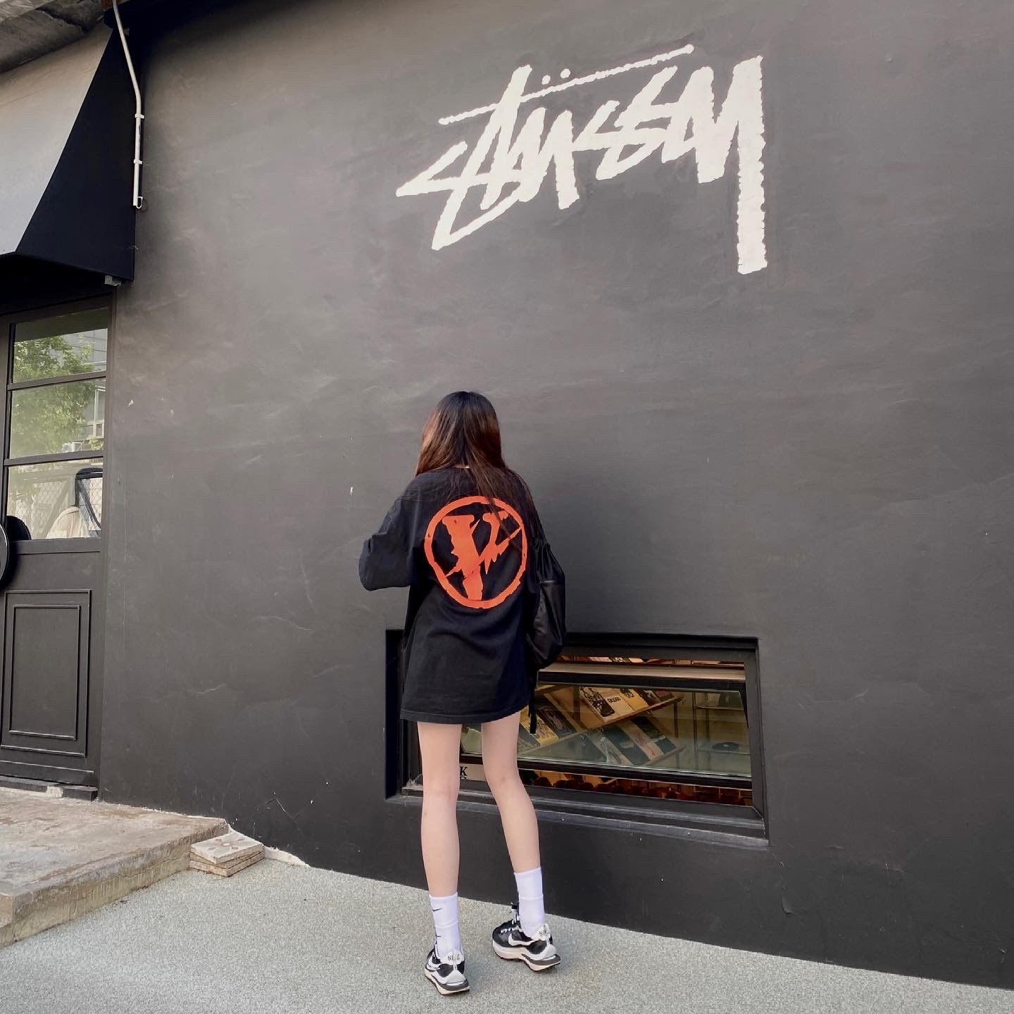 Nike x Matthew M Williams NRG Socks White, Nike x Sacai VaporWaffle Black White 착용 스타일 - 2