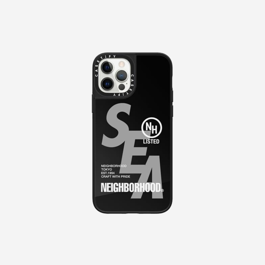 Casetify x Neighborhood x Wind and Sea MagSafe Mirror iPhone Case Black 상세 이미지 1