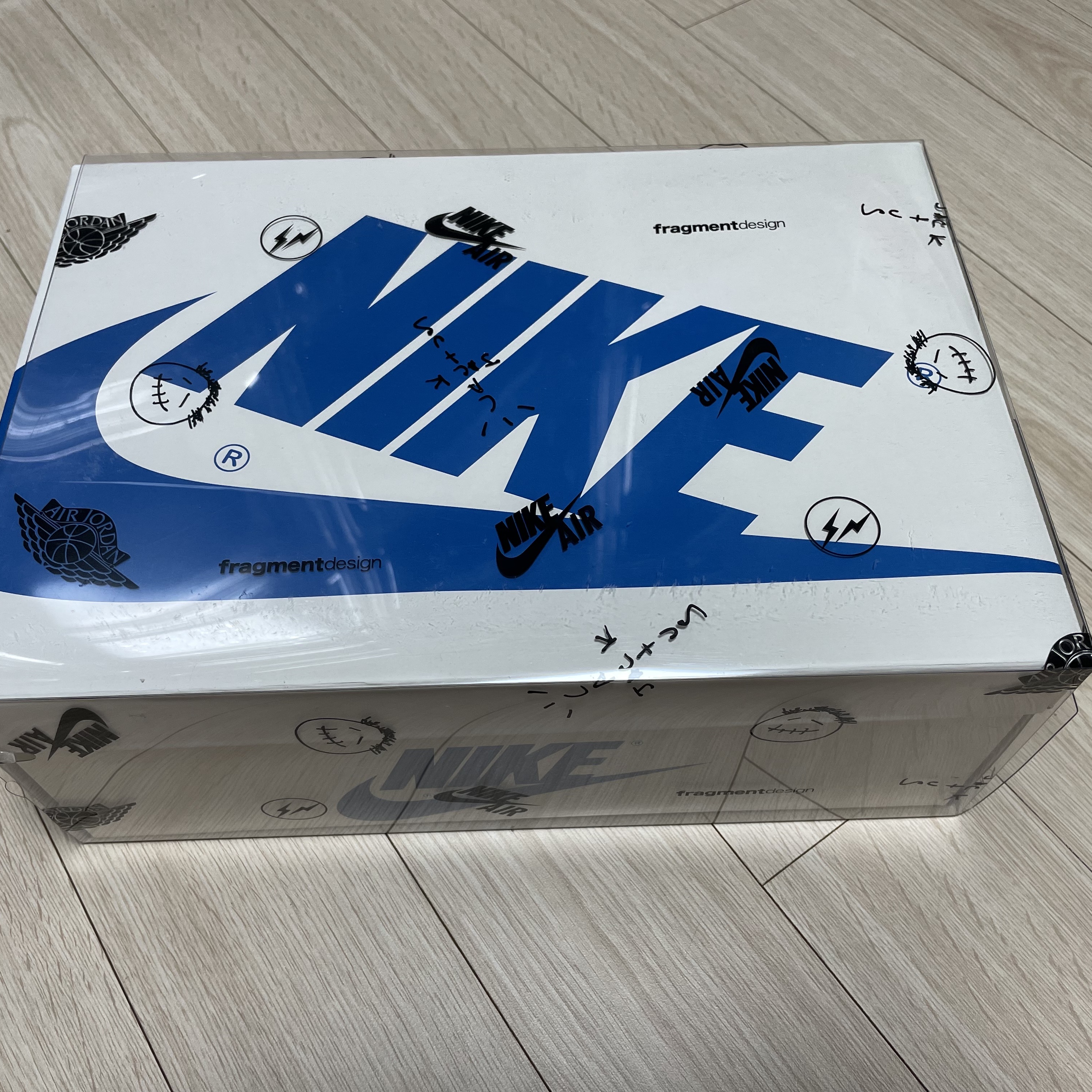 Jordan 1 x Travis Scott x Fragment Retro Low OG SP Military Blue 착용 스타일 - 1