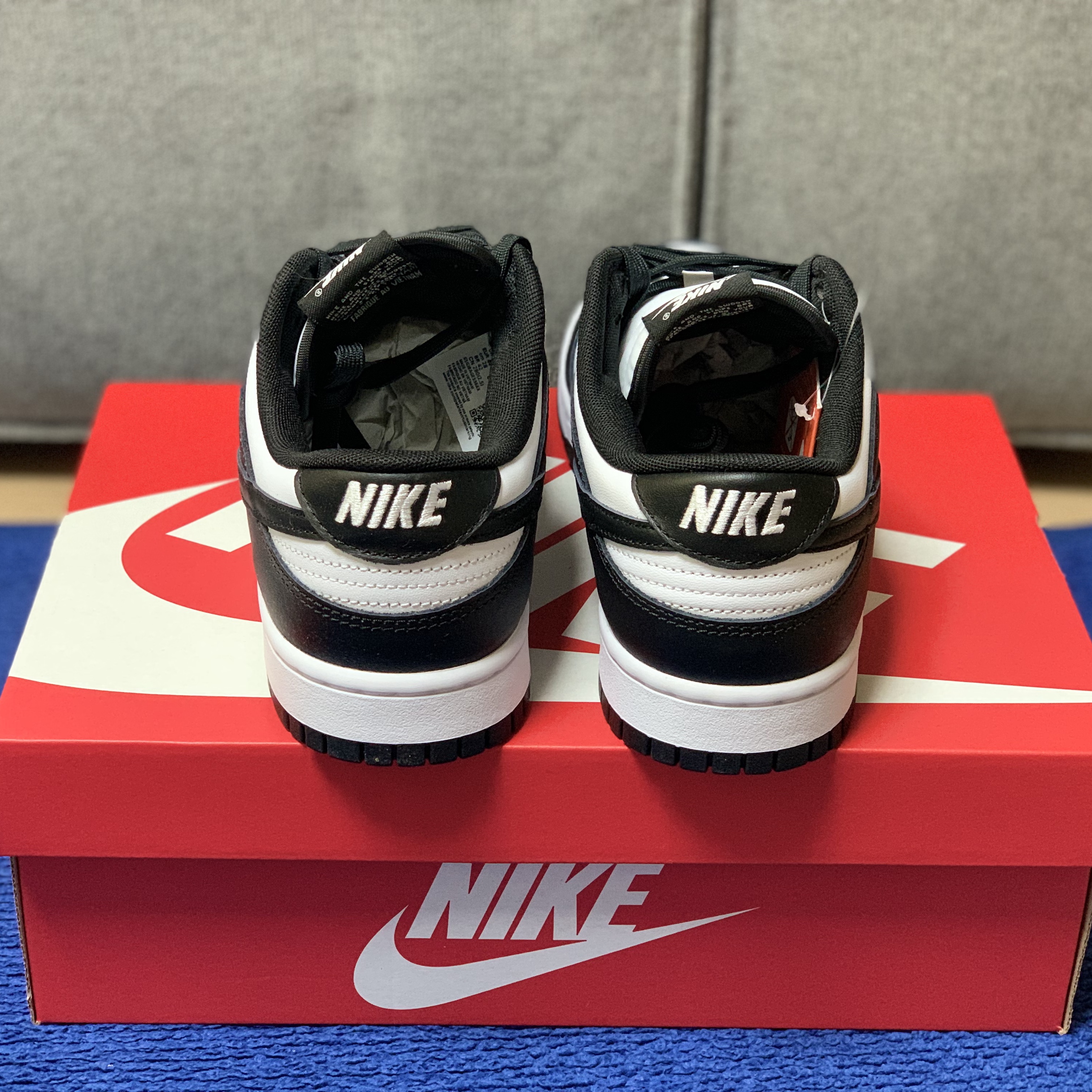 Nike Dunk Low Retro Black 착용 스타일 - 3