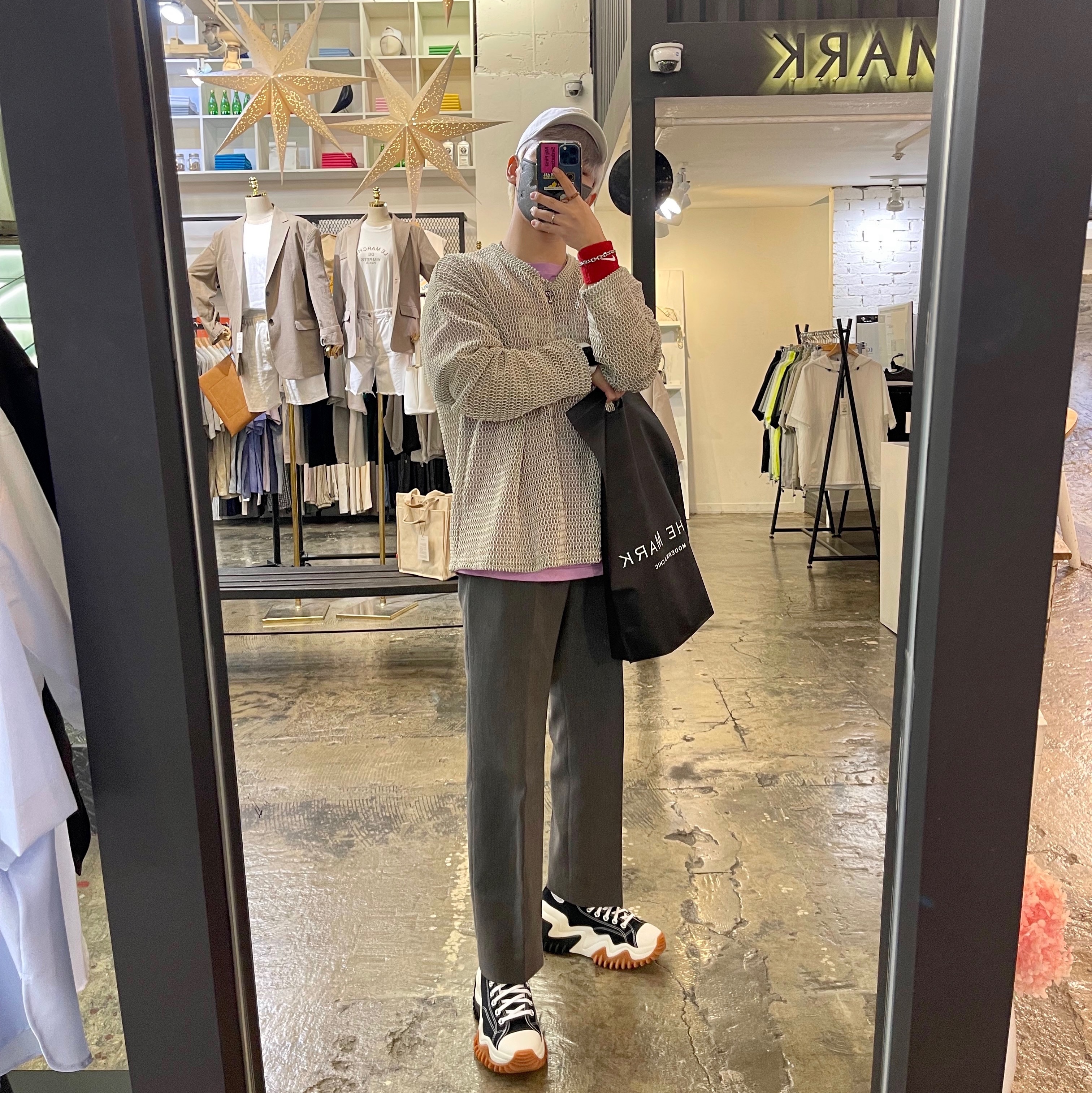 Converse Run Star Motion High Black 착용 스타일