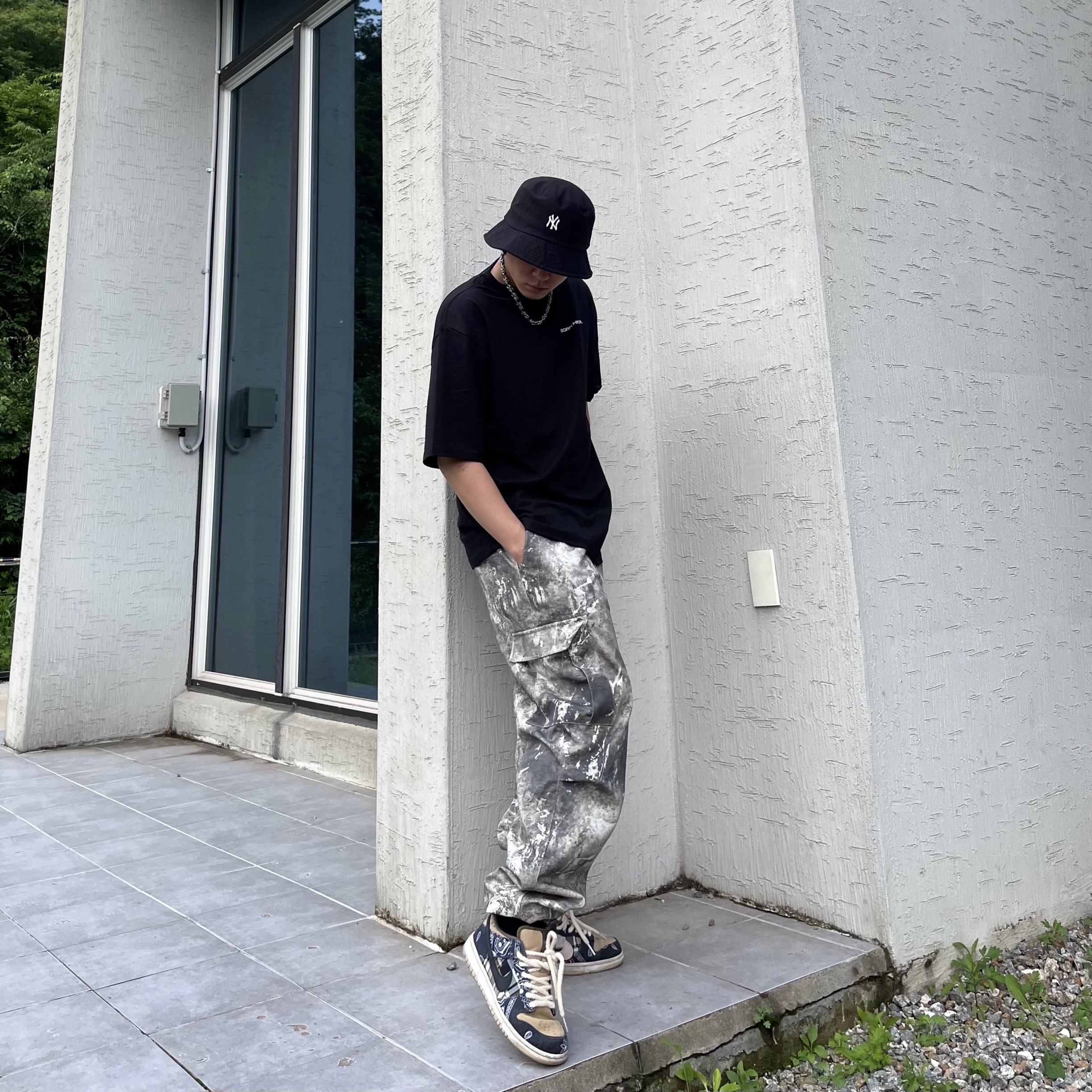 Nike x Travis Scott SB Dunk Low 착용 스타일 - 4
