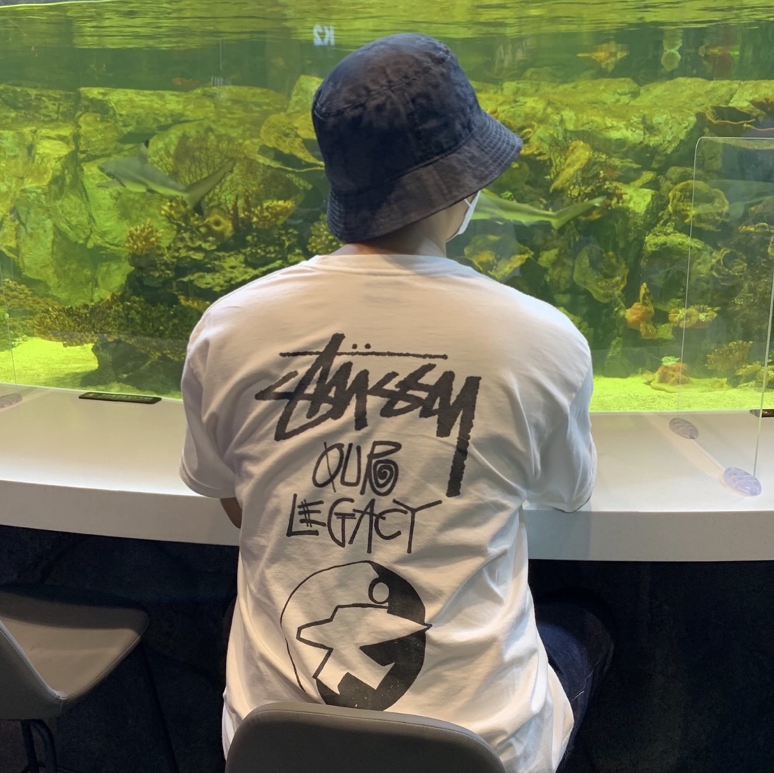 Stussy x Our Legacy Surfman T-Shirt White - 21SS 착용 스타일