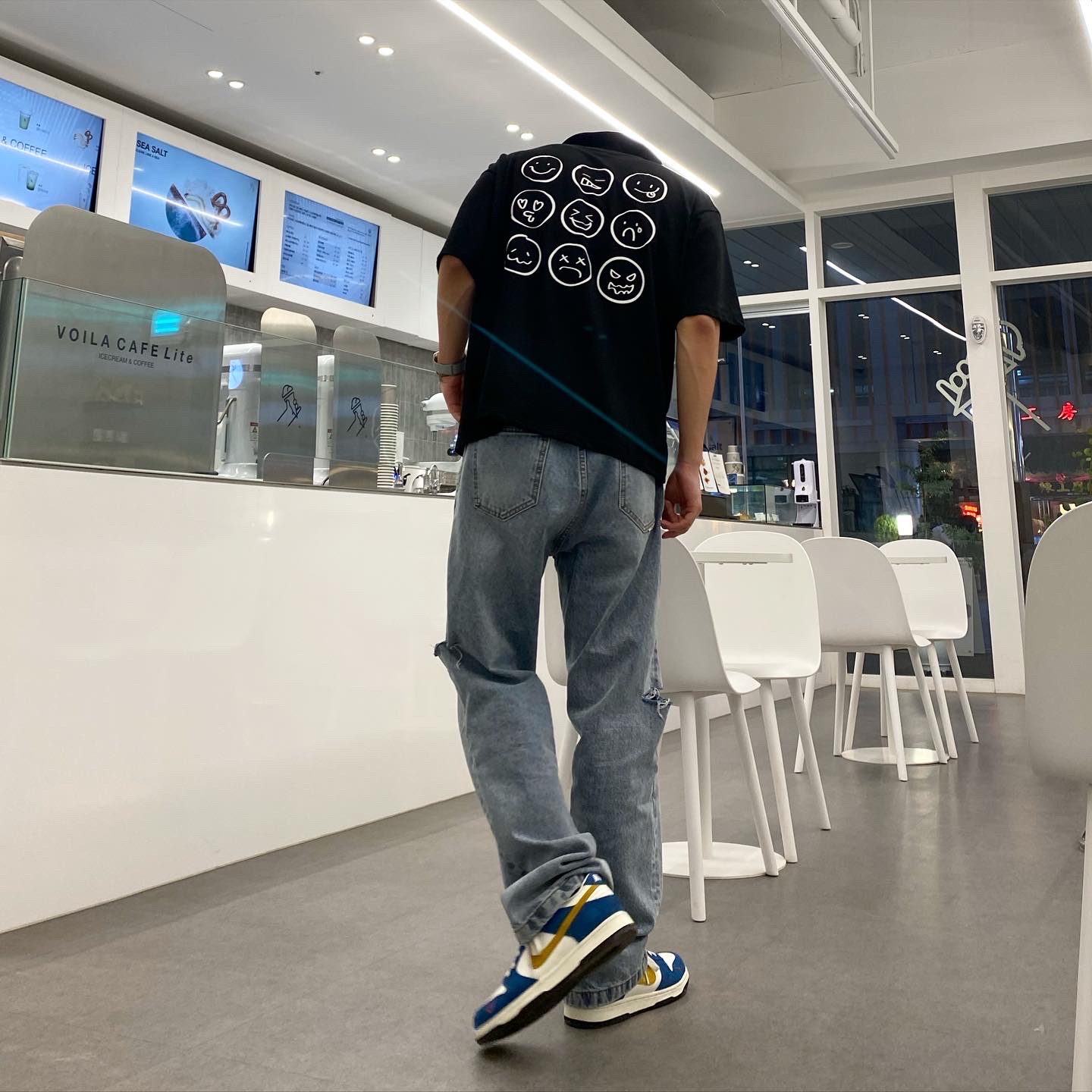 Nike x Kasina Dunk Low 80's Bus 착용 스타일
