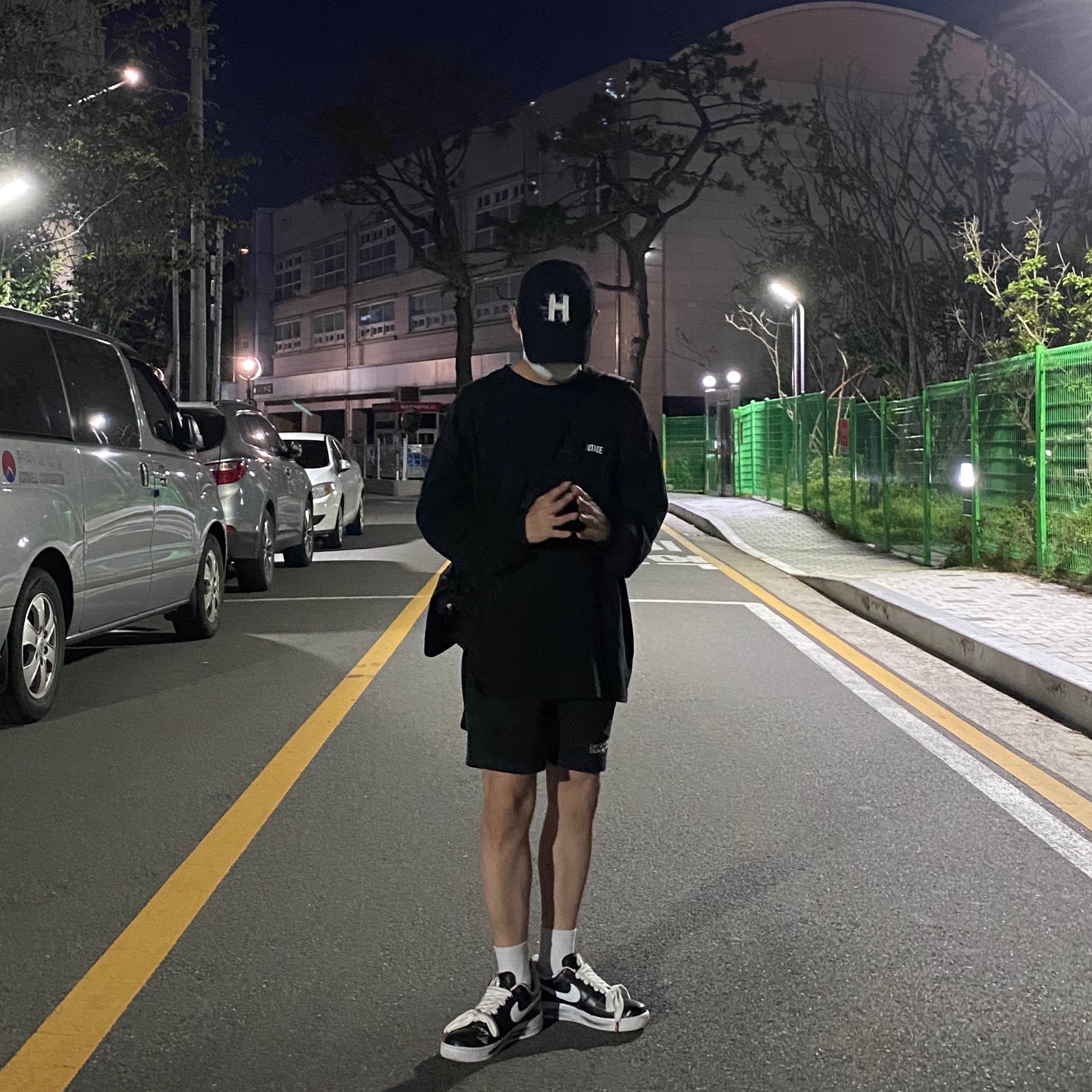 Nike x Peaceminusone Air Force 1 Low Para-Noise 착용 스타일