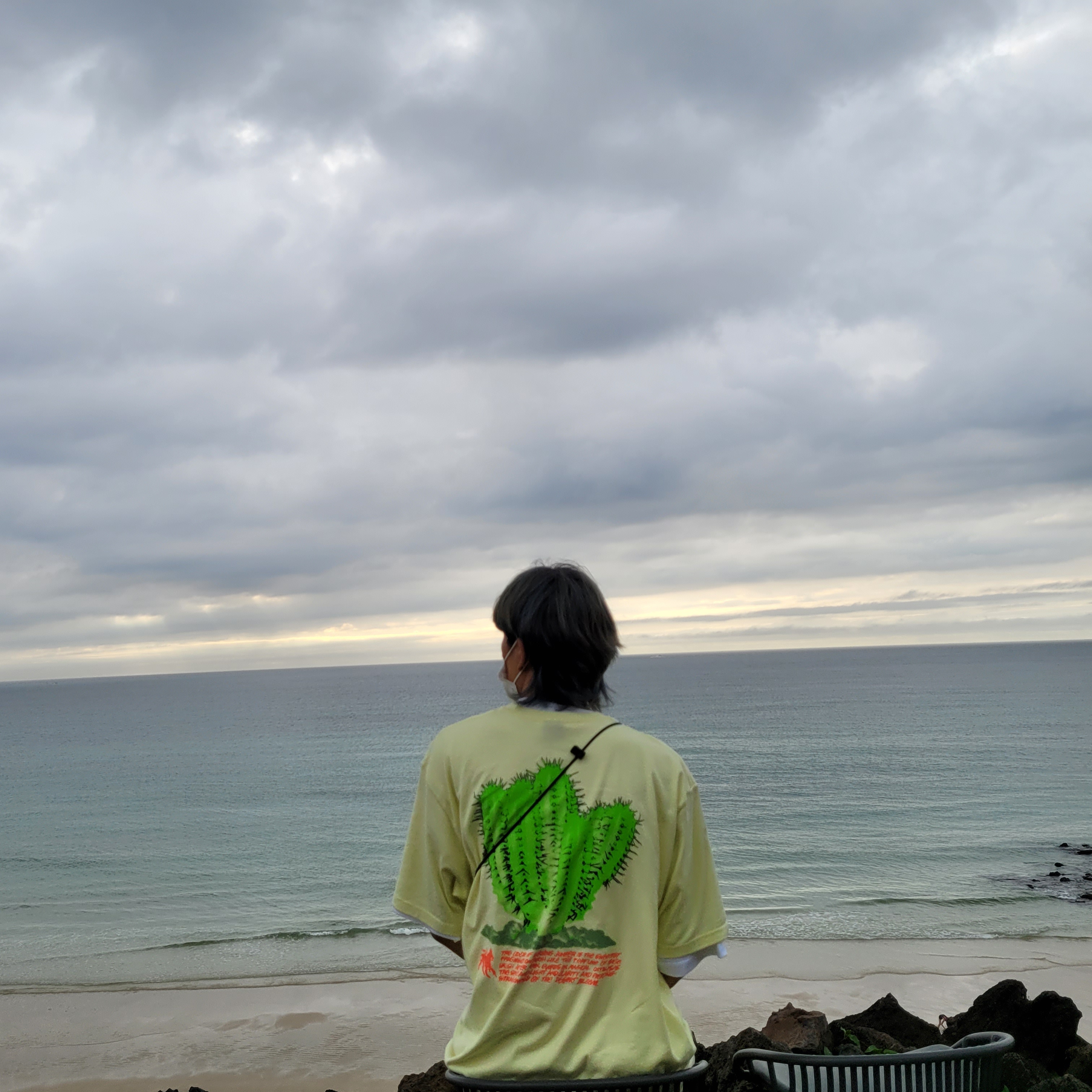 Stussy Desert Bloom T-Shirt Pale Yellow, Nike x Sacai Blazer Low Magma Orange 착용 스타일 - 2
