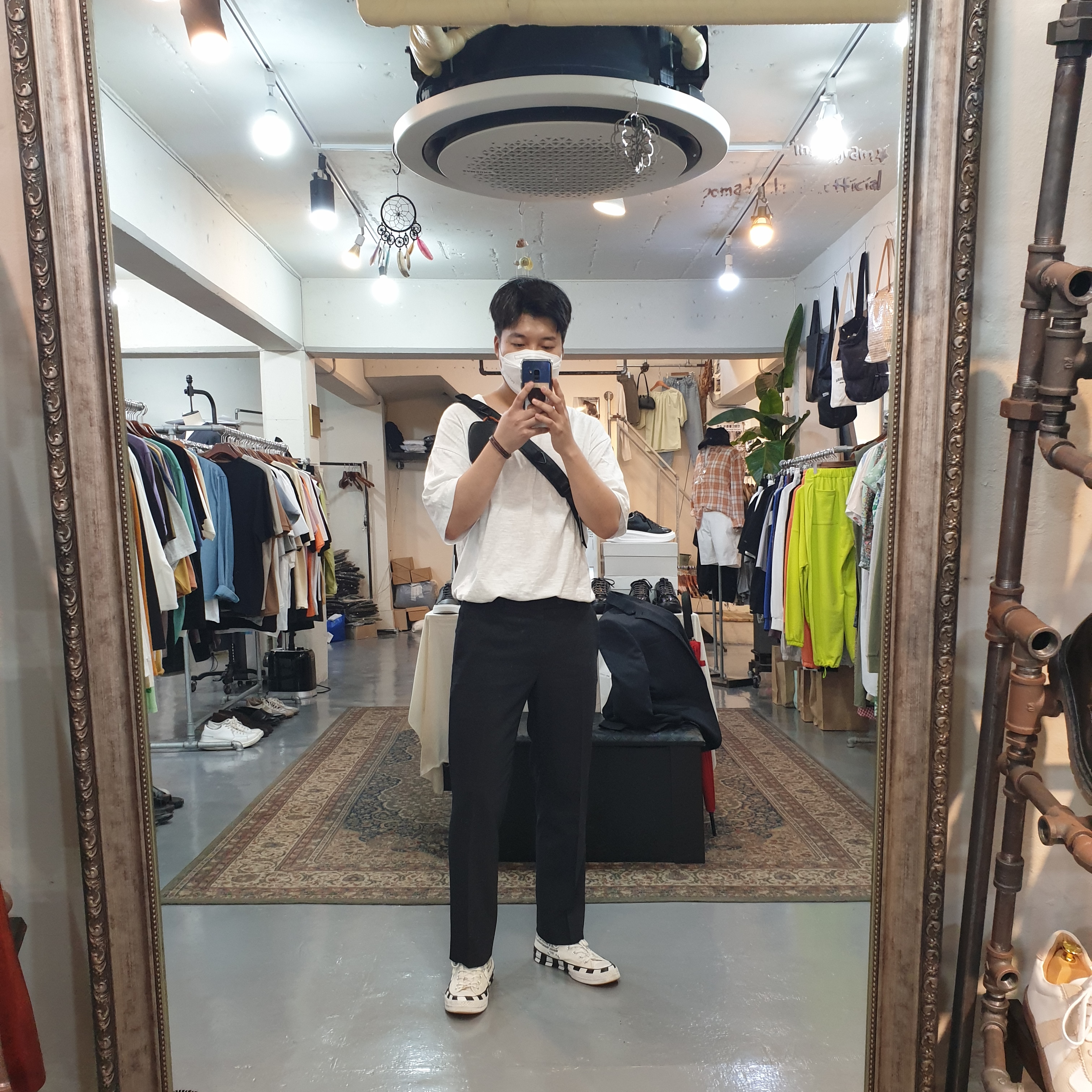 Converse x Off-White Chuck 70 High V2 2018 착용 스타일