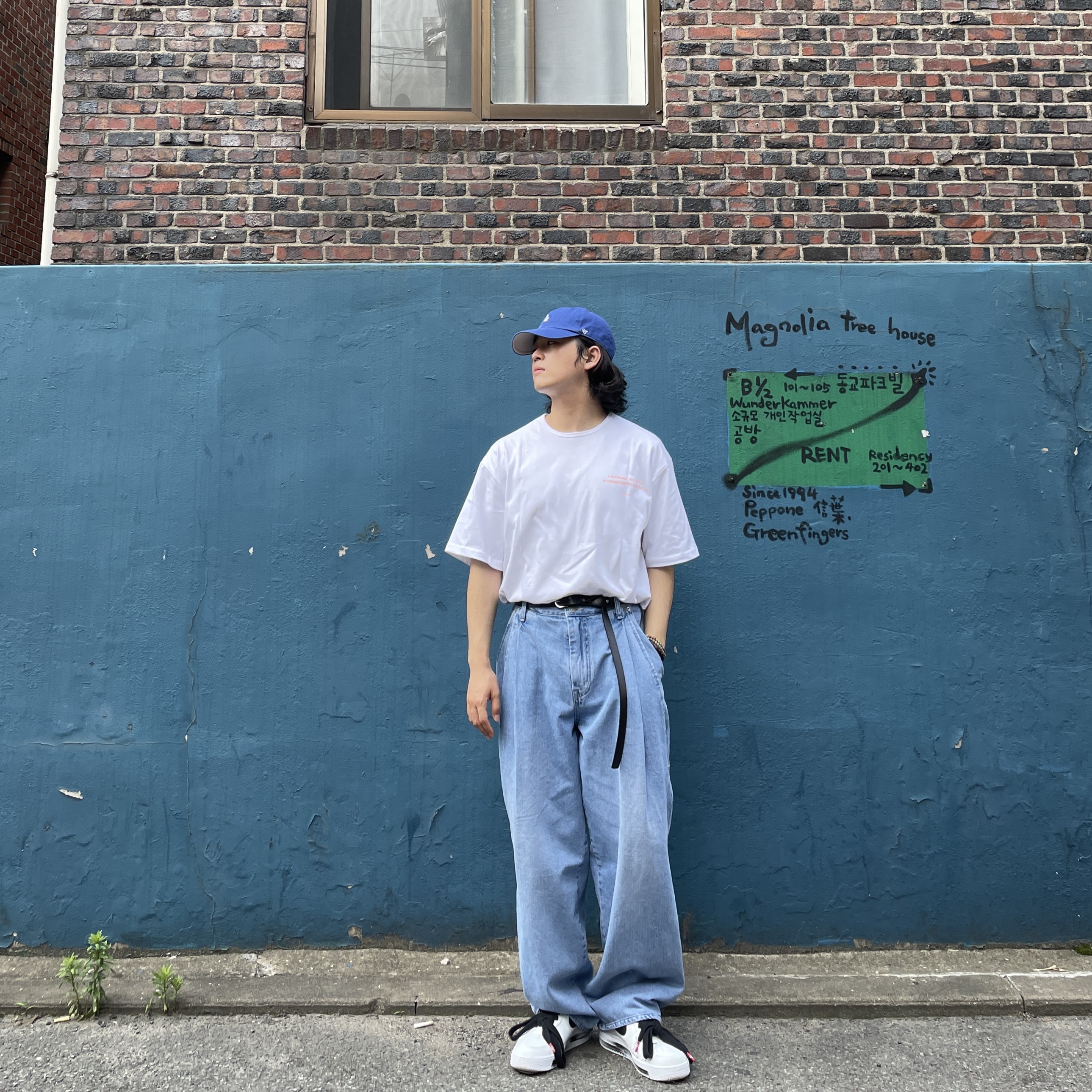 Nike x Peaceminusone Air Force 1 Low Para-Noise 2.0 착용 스타일 - 1