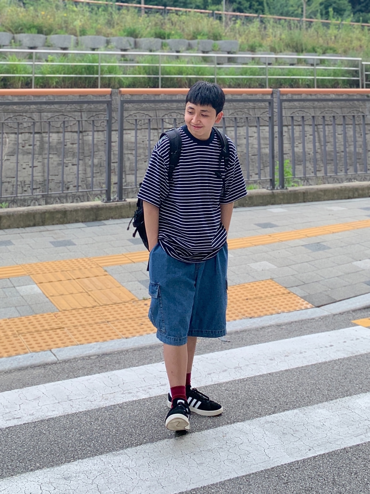 Adidas Campus 80s Black 착용 스타일 - 2