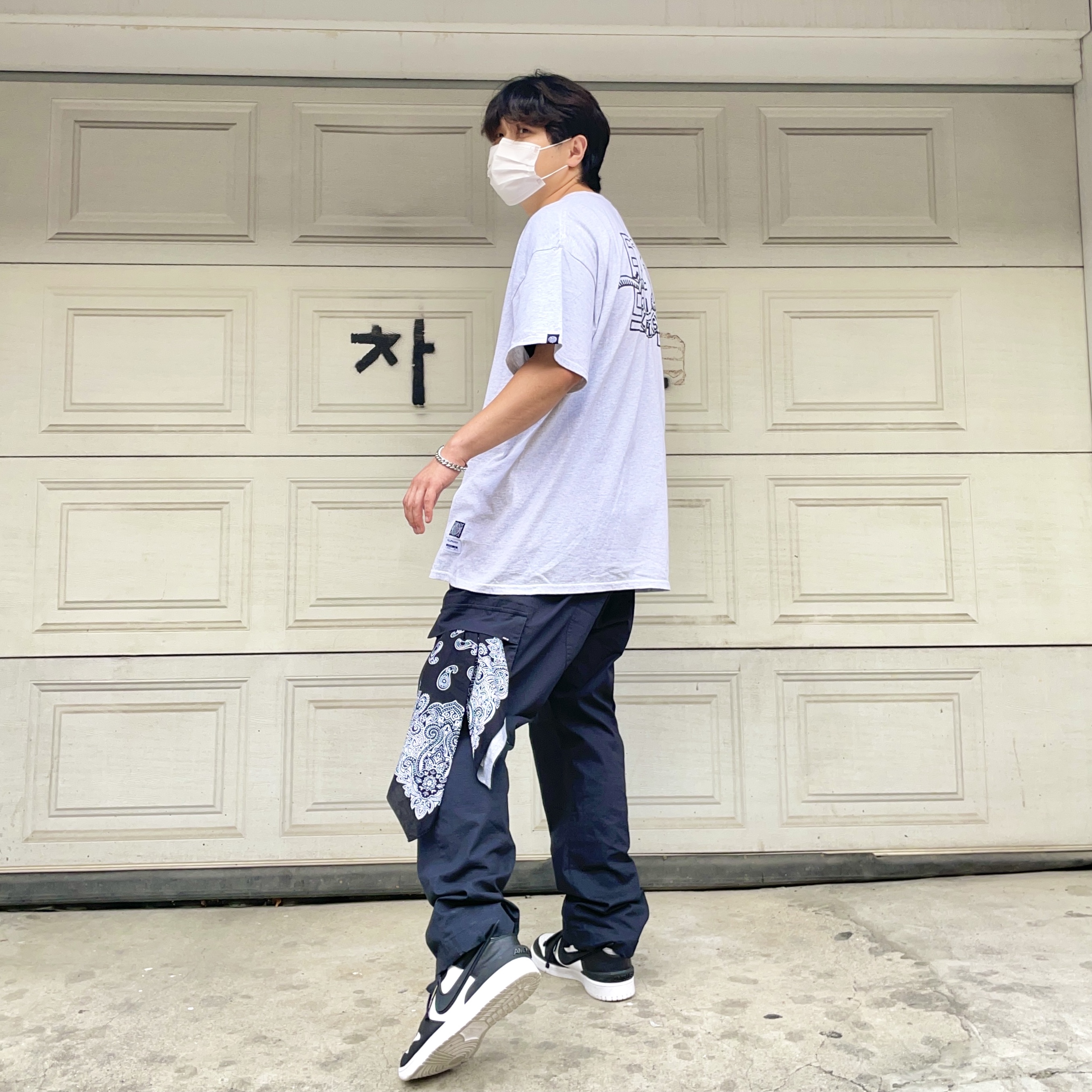 Nike x Ambush Dunk High Black 착용 스타일 - 2