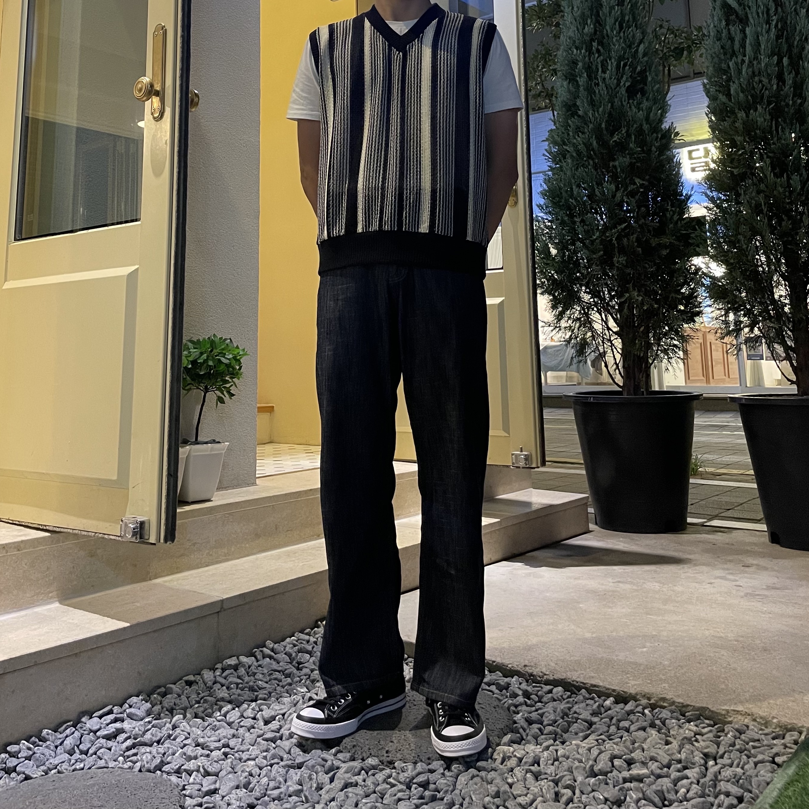 Converse x Moncler x Fragment Chuck 70 Ox Black 착용 스타일