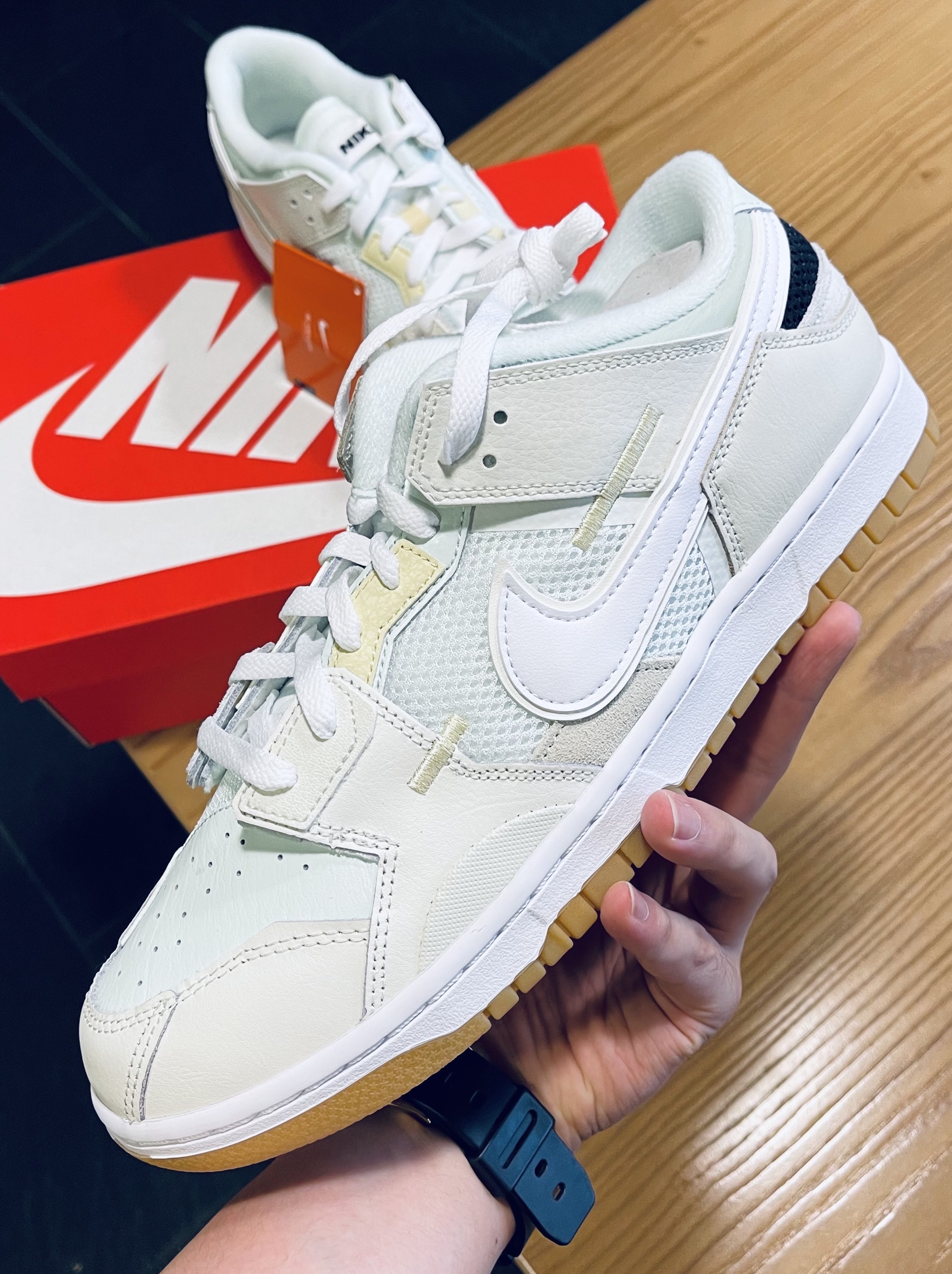 Nike Dunk Scrap Sea Glass 착용 스타일 - 2