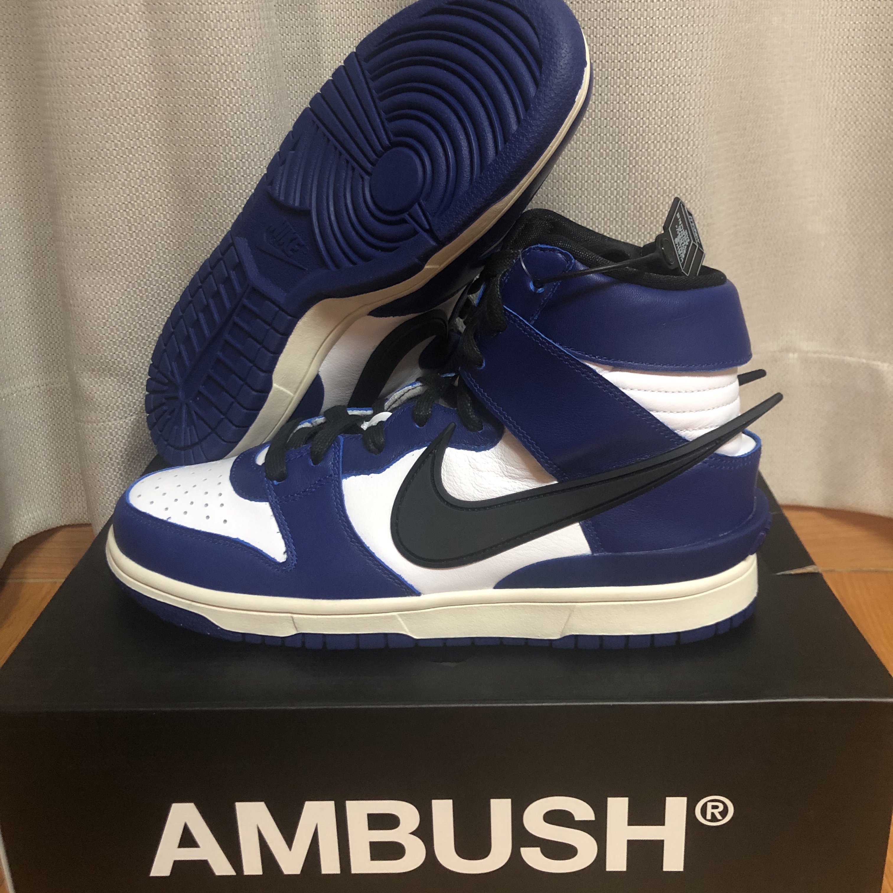 Nike x Ambush Dunk High Deep Royal Blue 착용 스타일