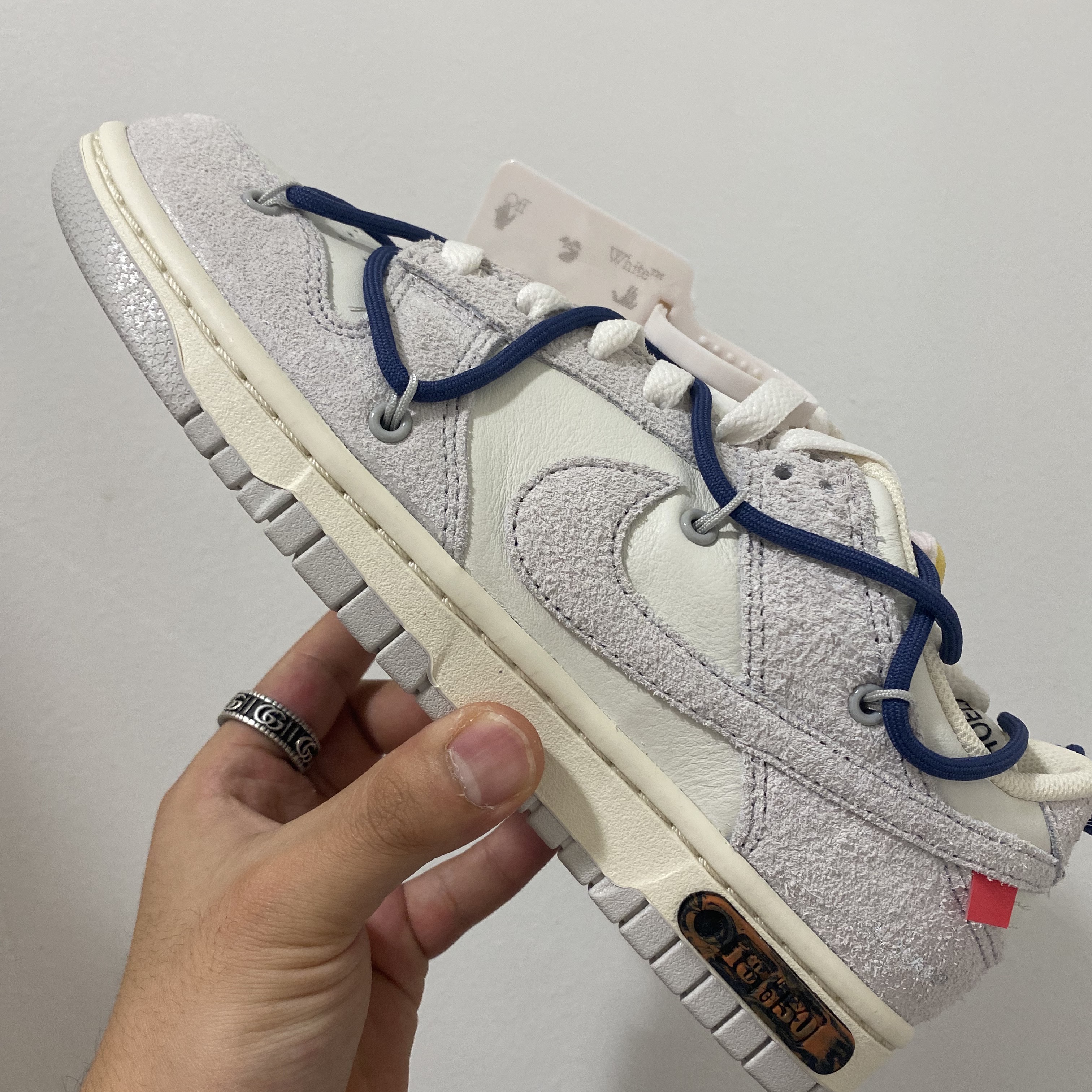 Nike x Off-White Dunk Low The 50 - Lot 18 착용 스타일 - 2