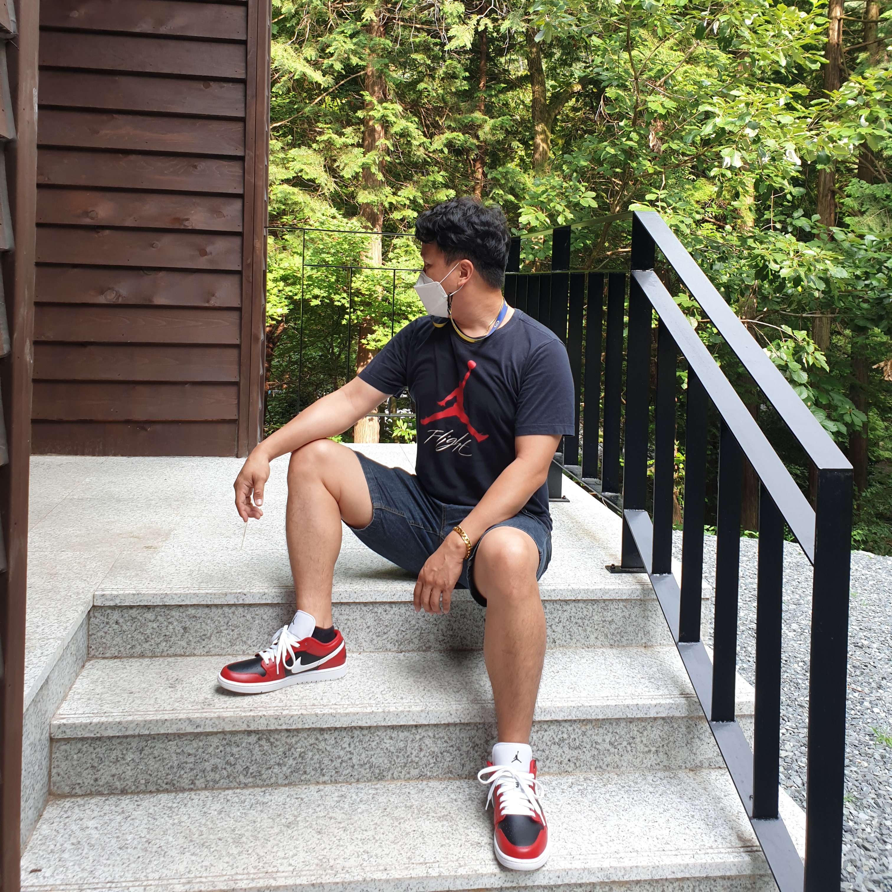 (W) Jordan 1 Low Chicago Flip 착용 스타일