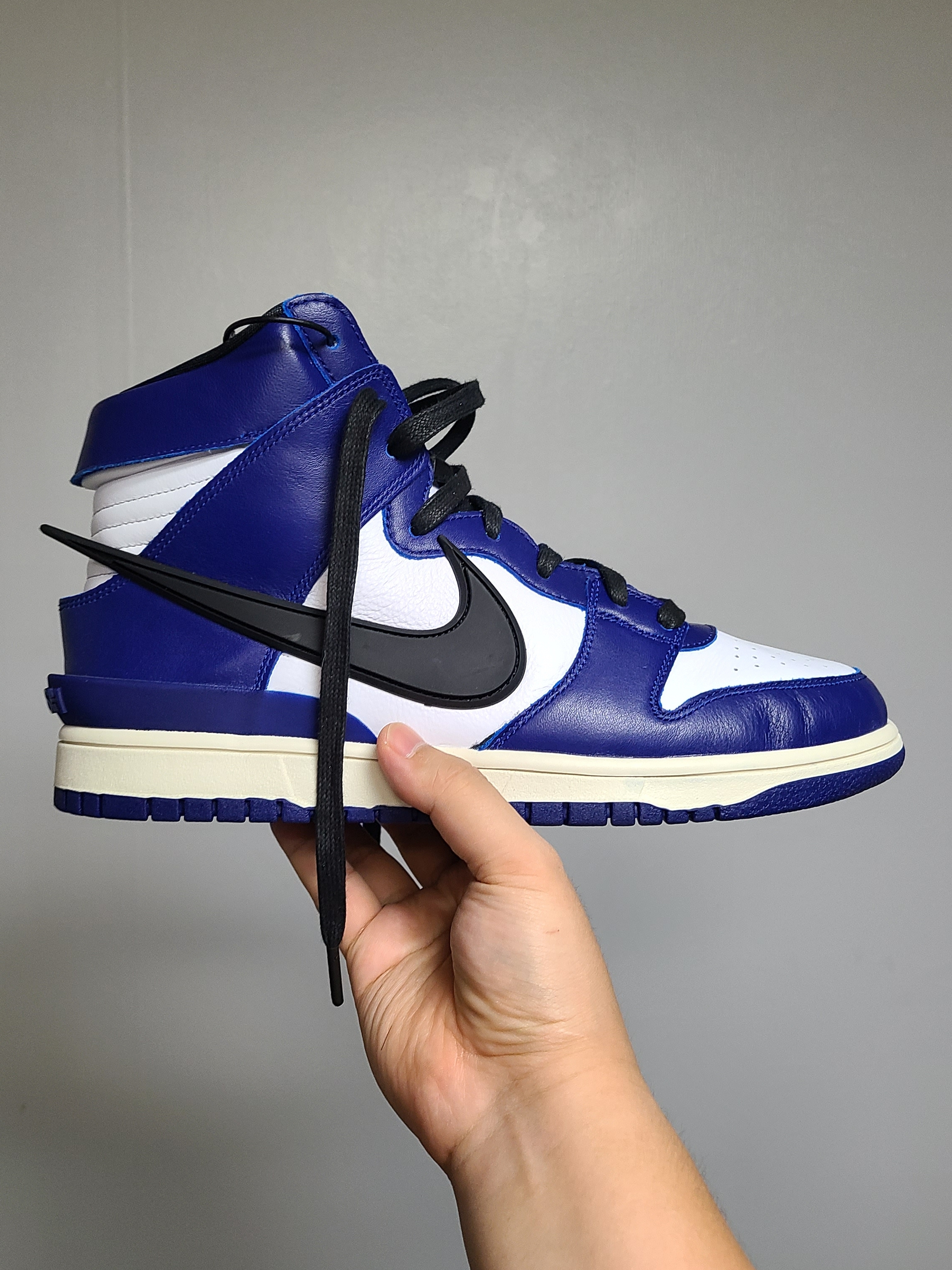 Nike x Ambush Dunk High Deep Royal Blue 착용 스타일