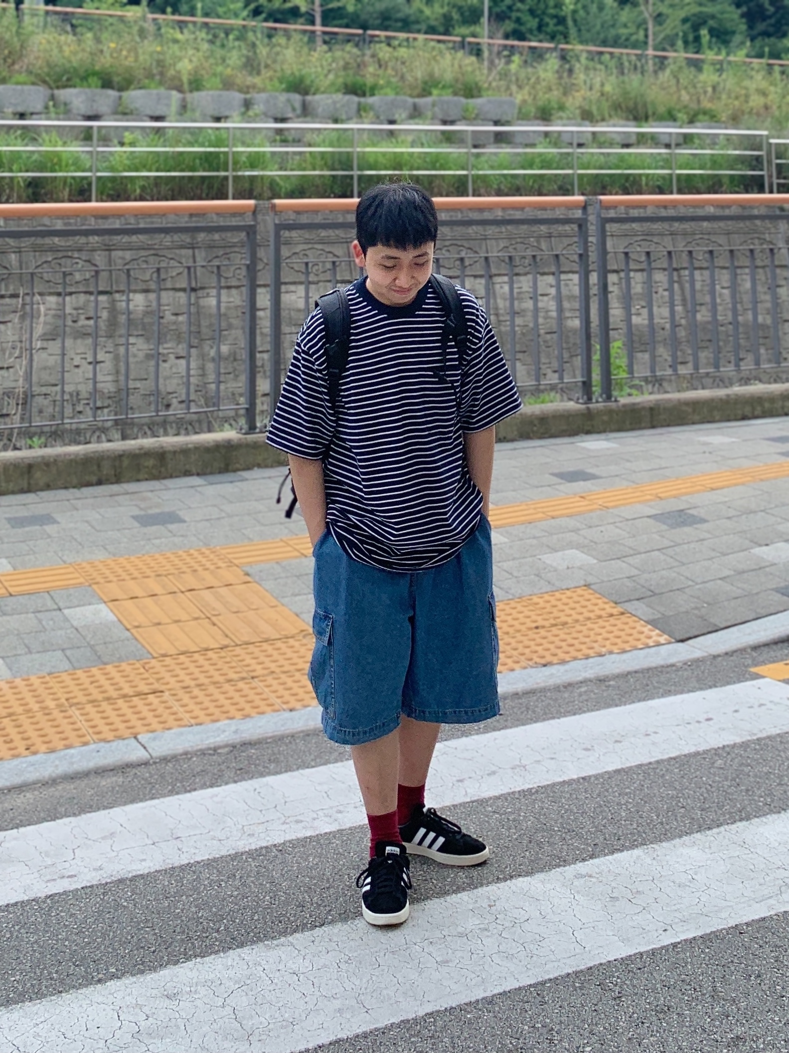 Adidas Campus 80s Black 착용 스타일 - 3