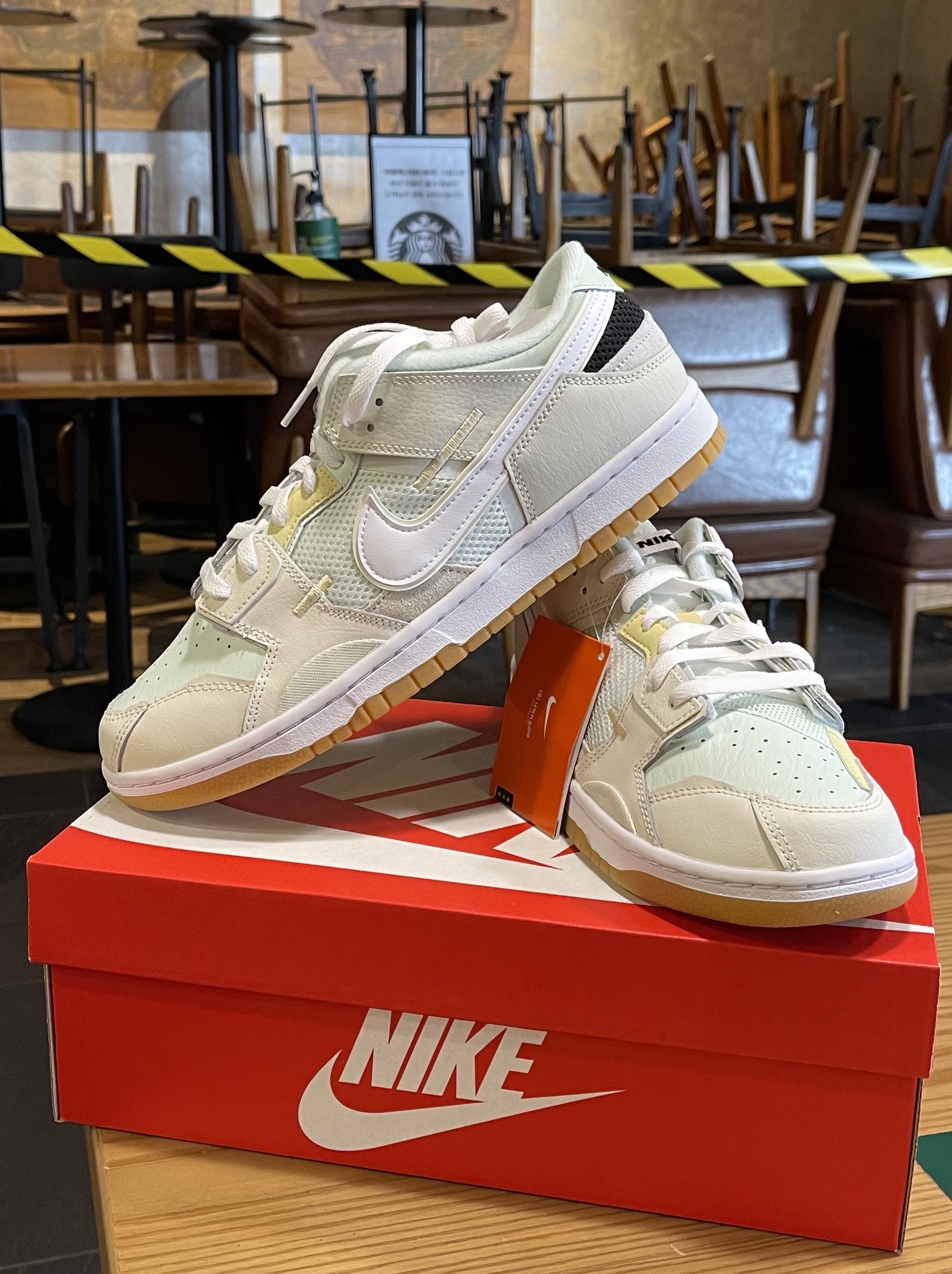 Nike Dunk Scrap Sea Glass 착용 스타일 - 1