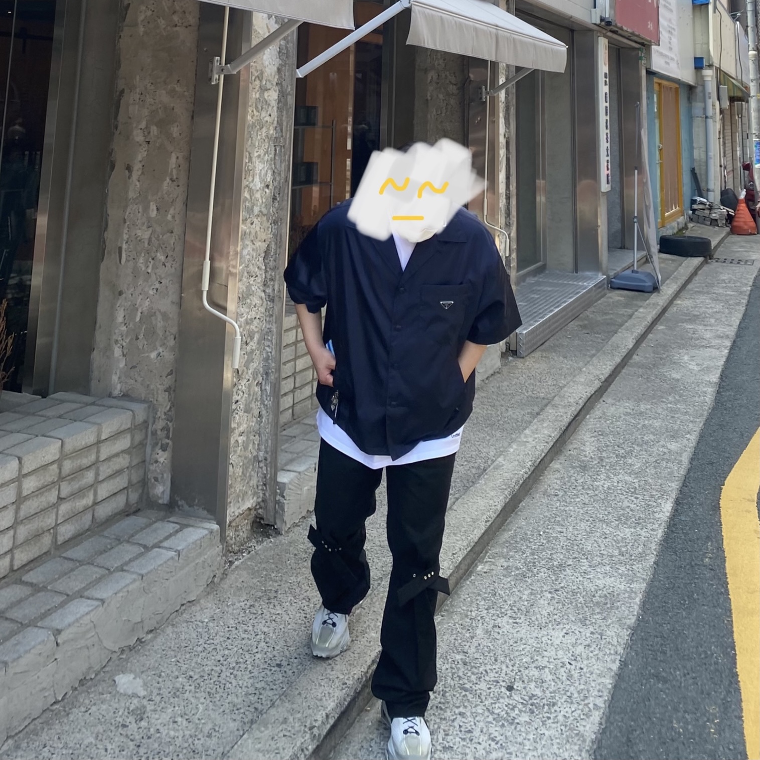 Nike x Matthew M Williams Zoom 004 Stone 착용 스타일