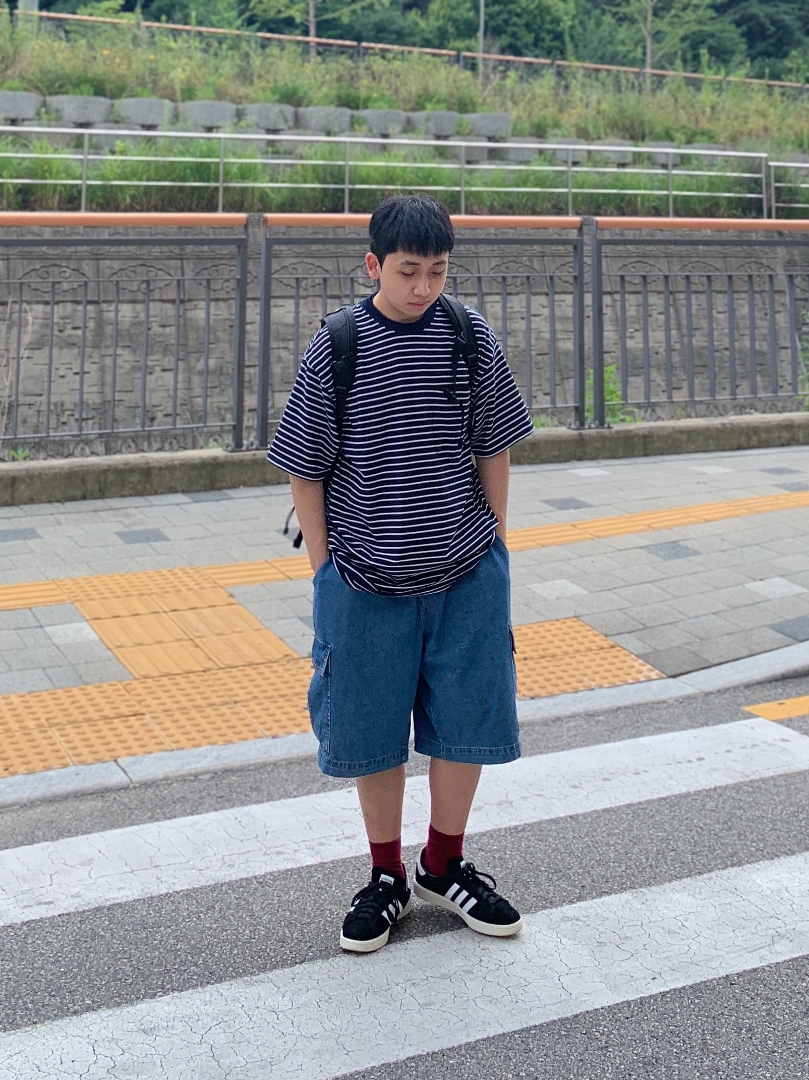 Adidas Campus 80s Black 착용 스타일 - 4
