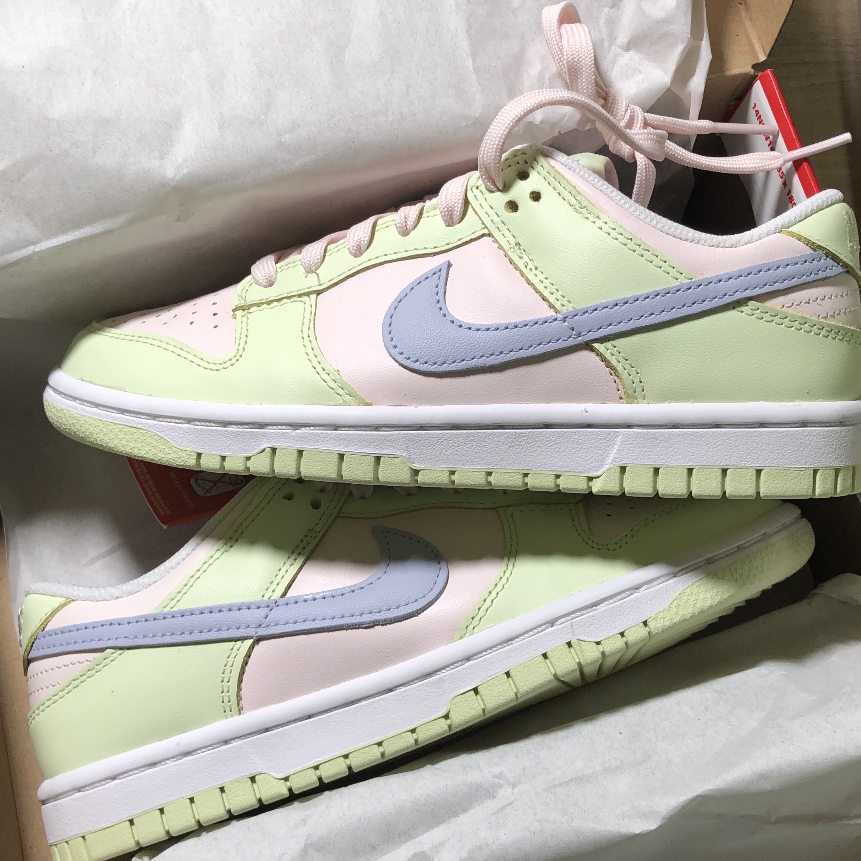 (W) Nike Dunk Low Light Soft Pink 착용 스타일