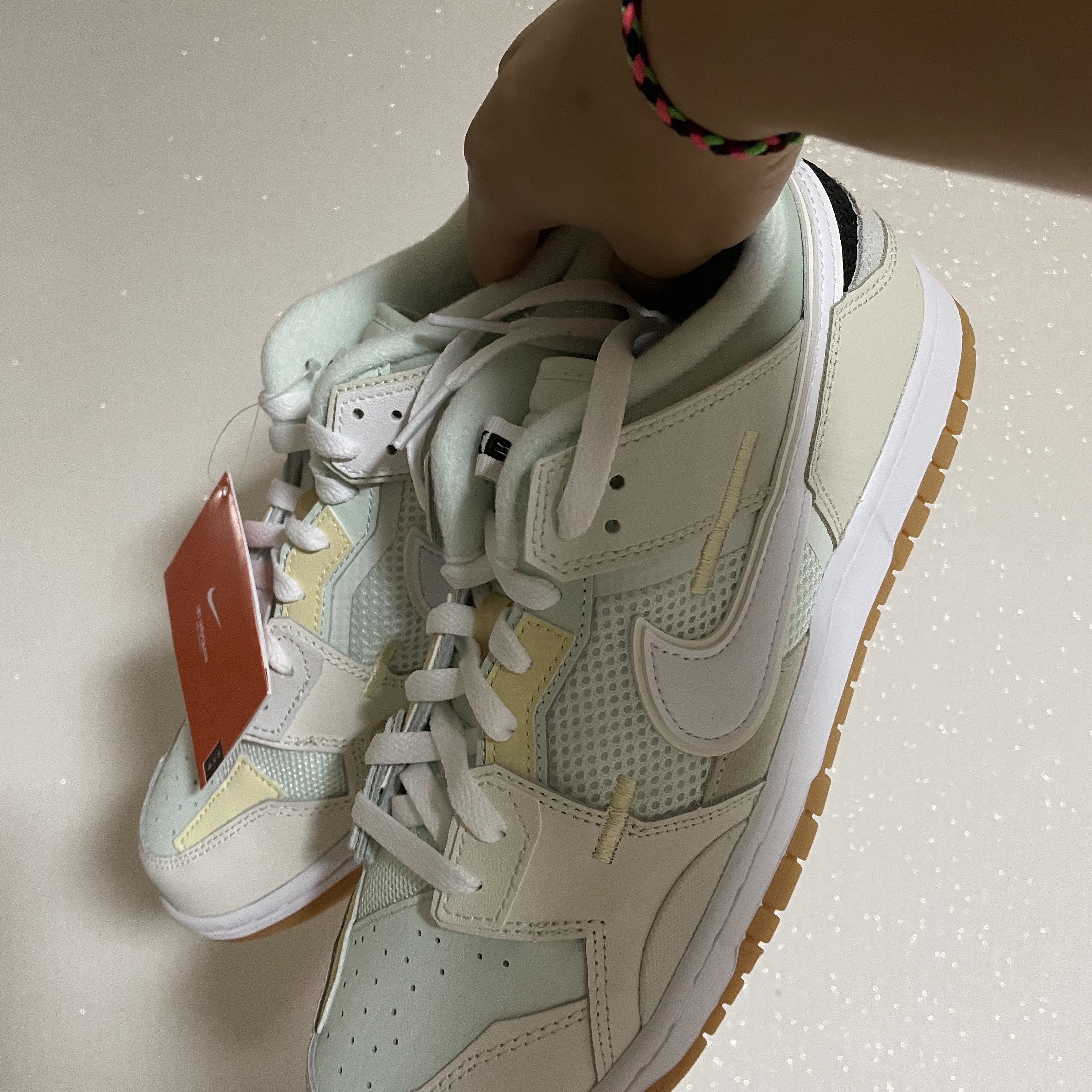 Nike Dunk Scrap Sea Glass 착용 스타일
