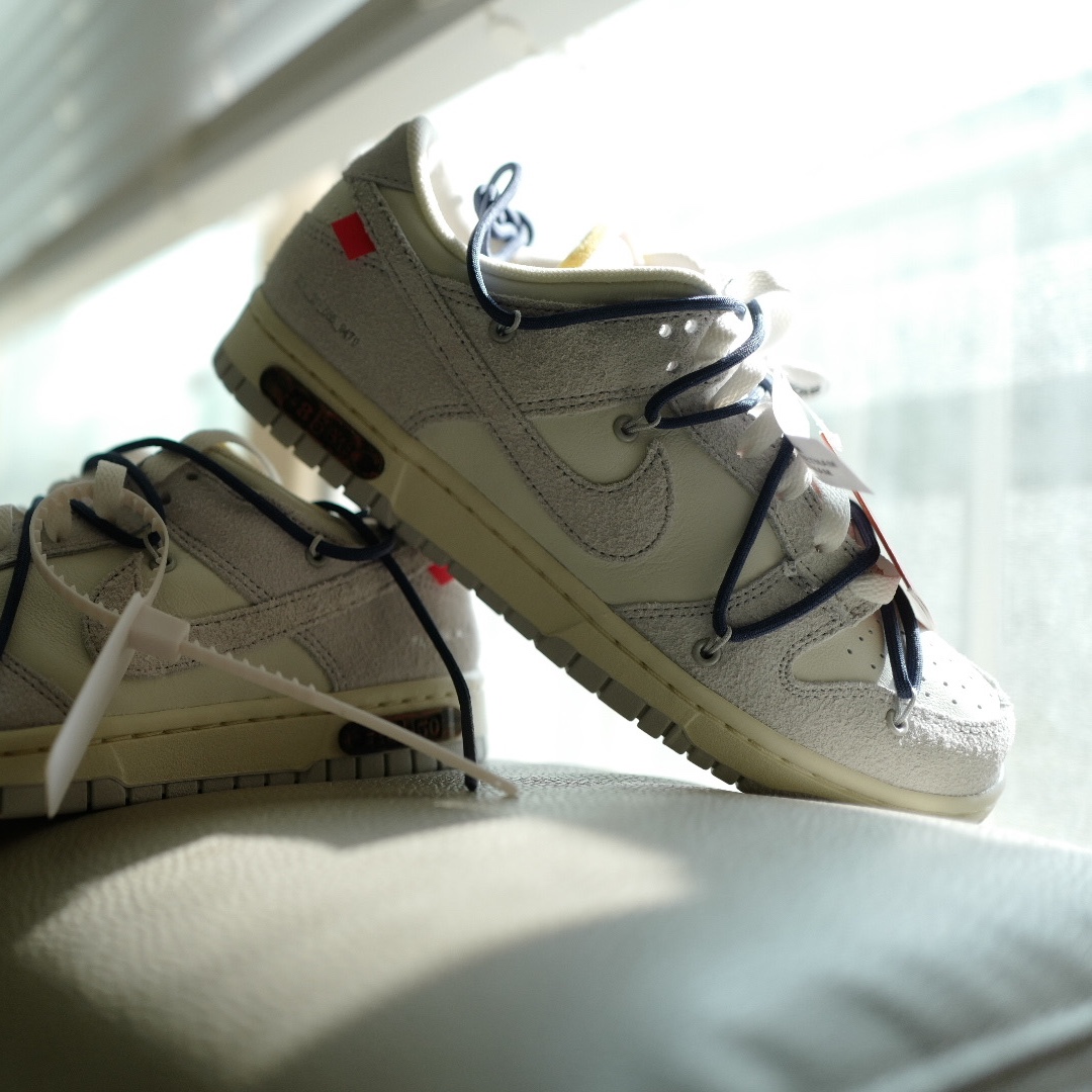 Nike x Off-White Dunk Low The 50 - Lot 18 착용 스타일 - 1