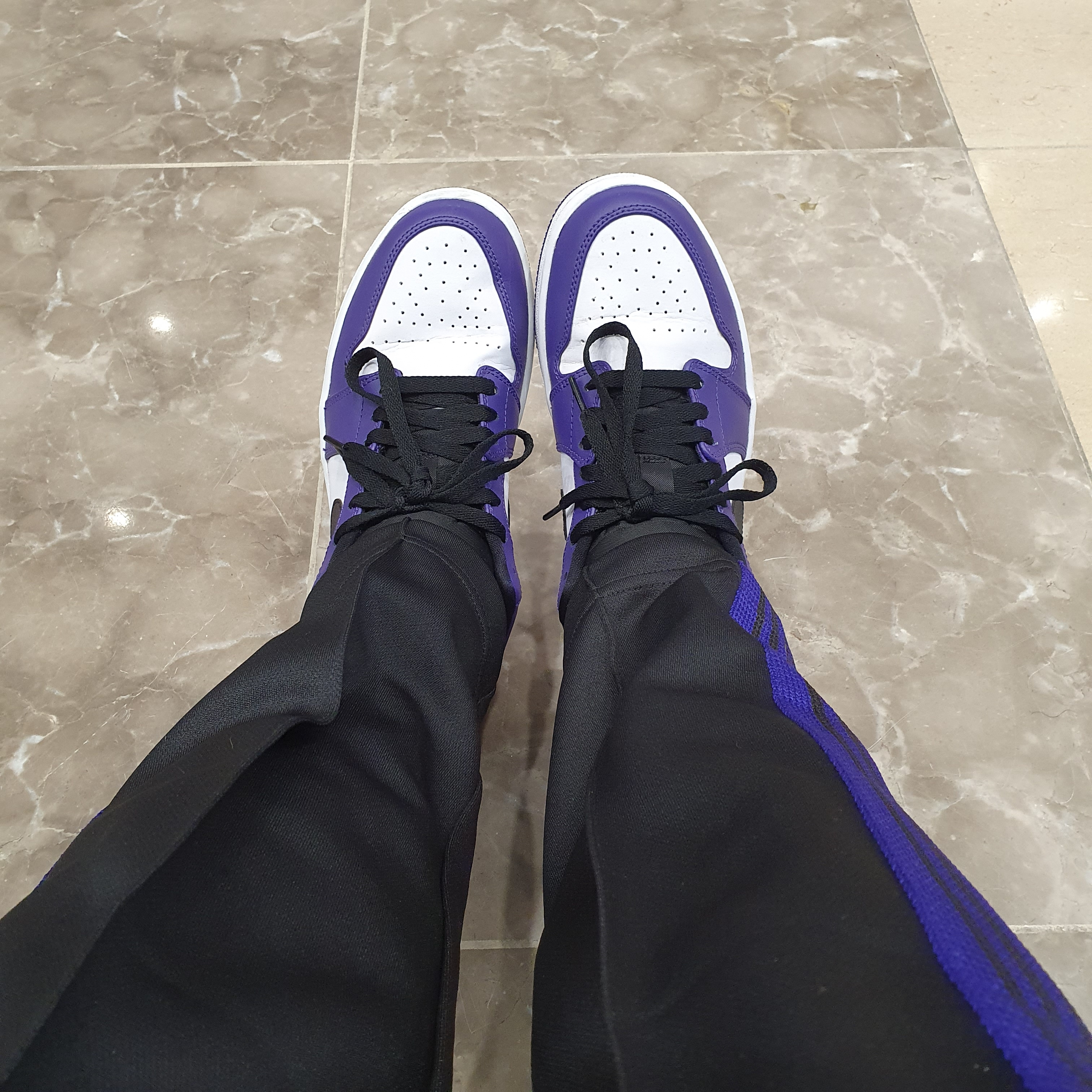 Jordan 1 Low Court Purple 2020 착용 스타일