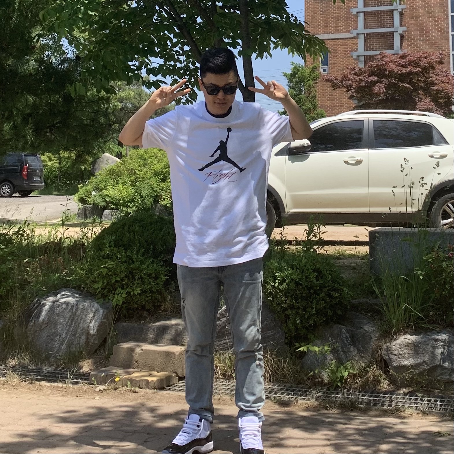 Jordan 11 Retro Concord 2018 착용 스타일 - 2