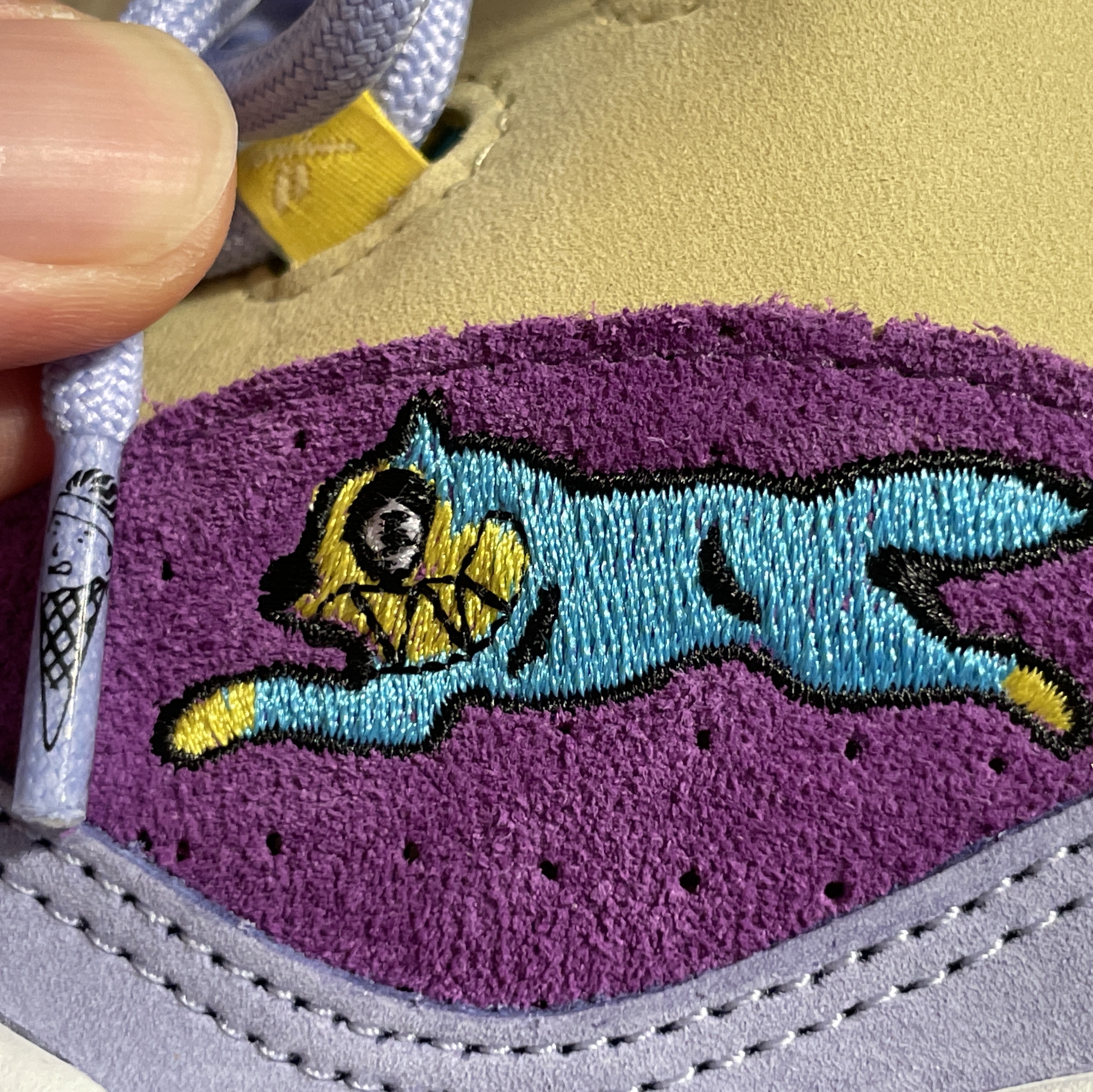 Reebok x Billionaire Boys Club x Icecream Question Low Yellow Lilac Glow 착용 스타일 - 4