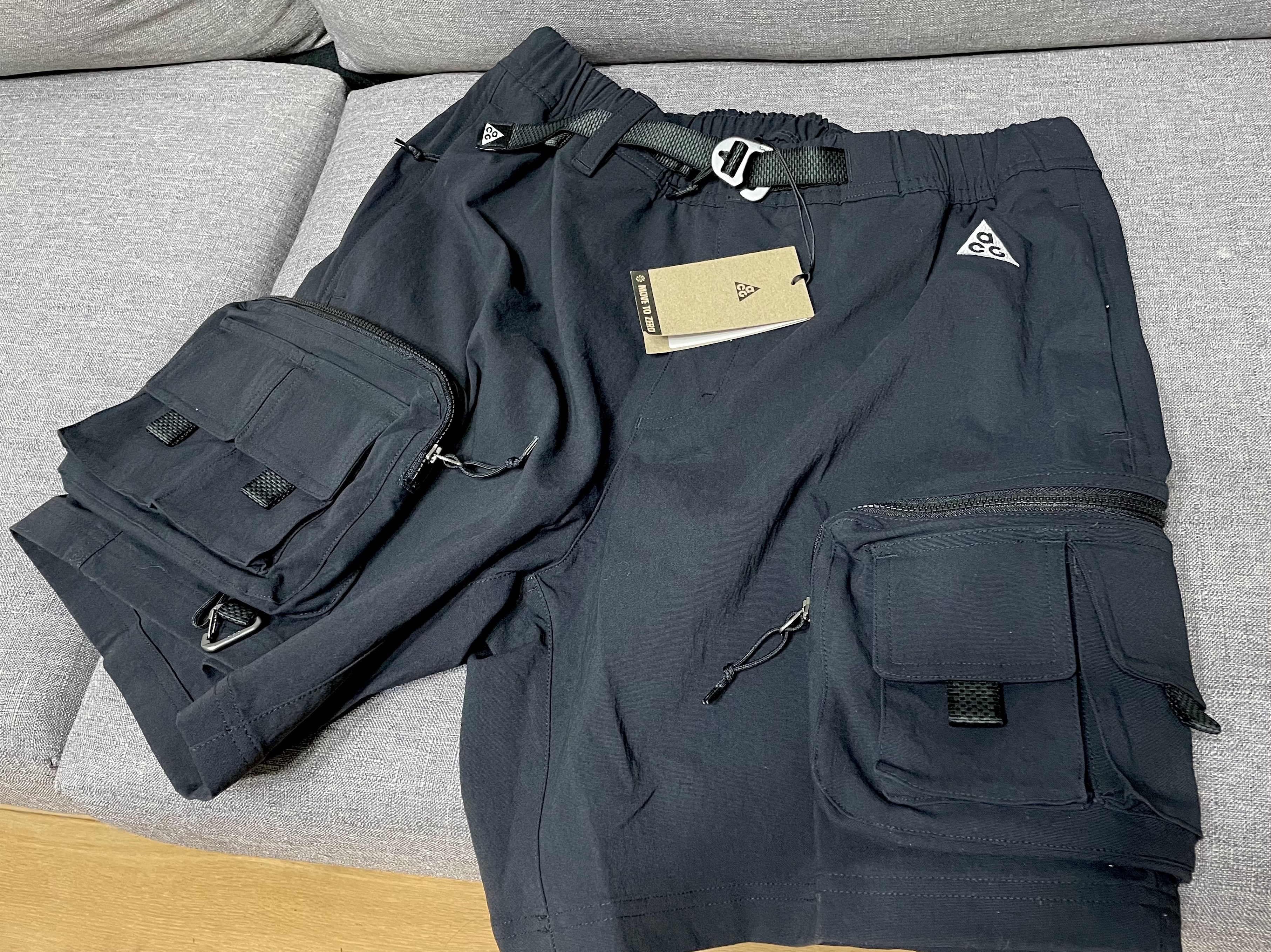 Nike ACG Cargo Shorts Black - Asia 착용 스타일