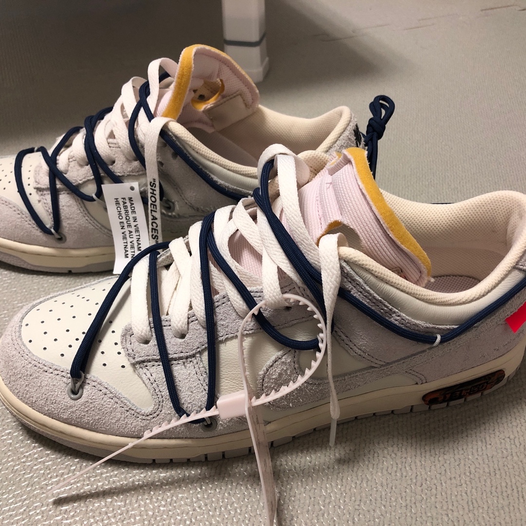 Nike x Off-White Dunk Low The 50 - Lot 18 착용 스타일 - 3