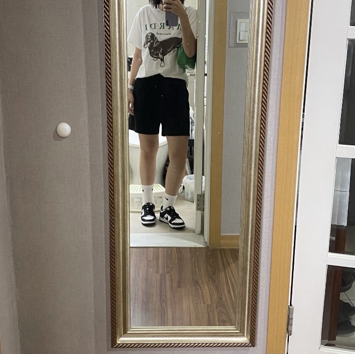 (W) Nike Dunk Low Black, (GS) Nike Dunk Low Black 착용 스타일