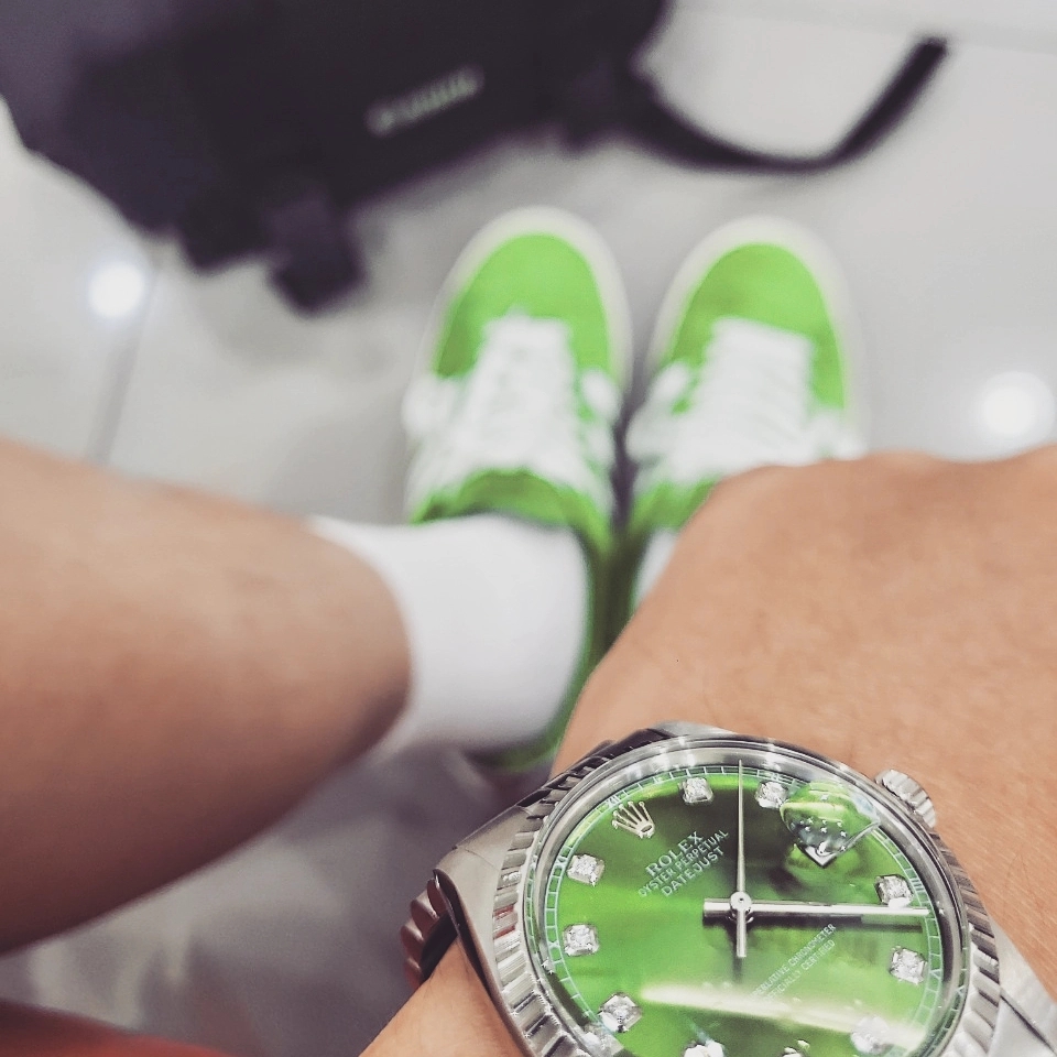 Adidas x Human Made Campus Green 착용 스타일 - 1