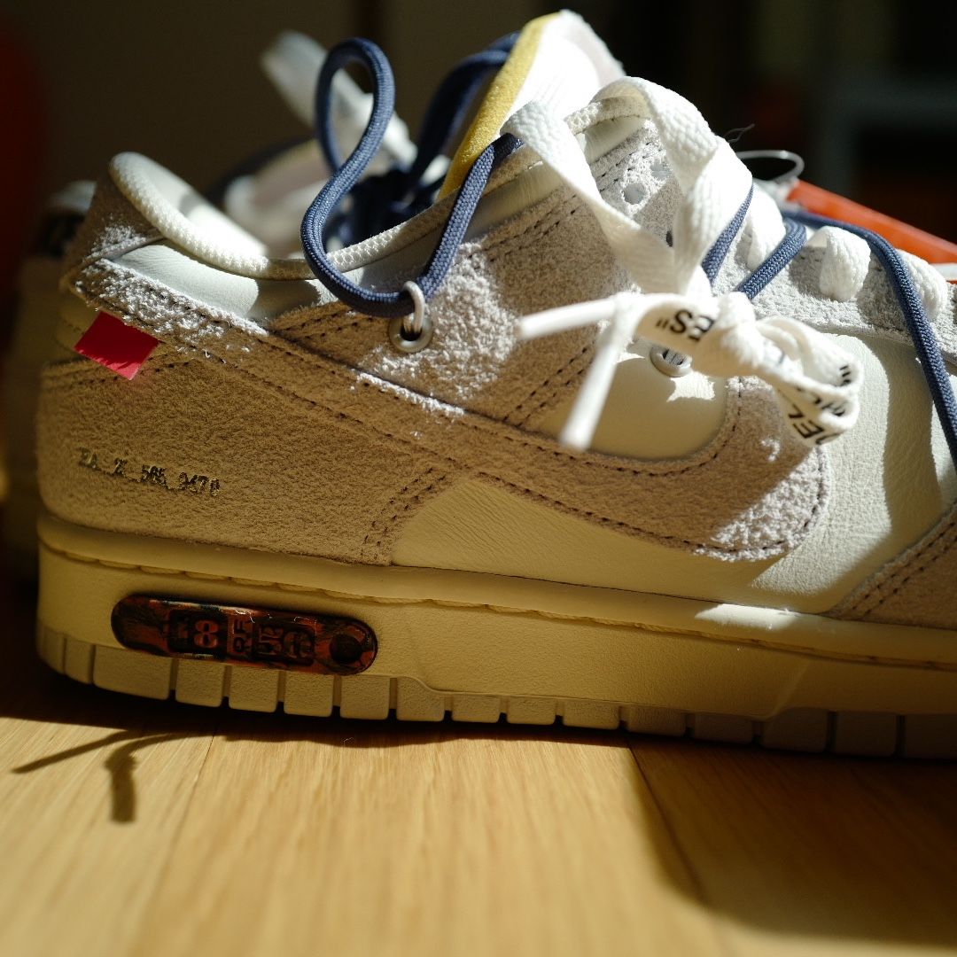 Nike x Off-White Dunk Low The 50 - Lot 18 착용 스타일 - 5