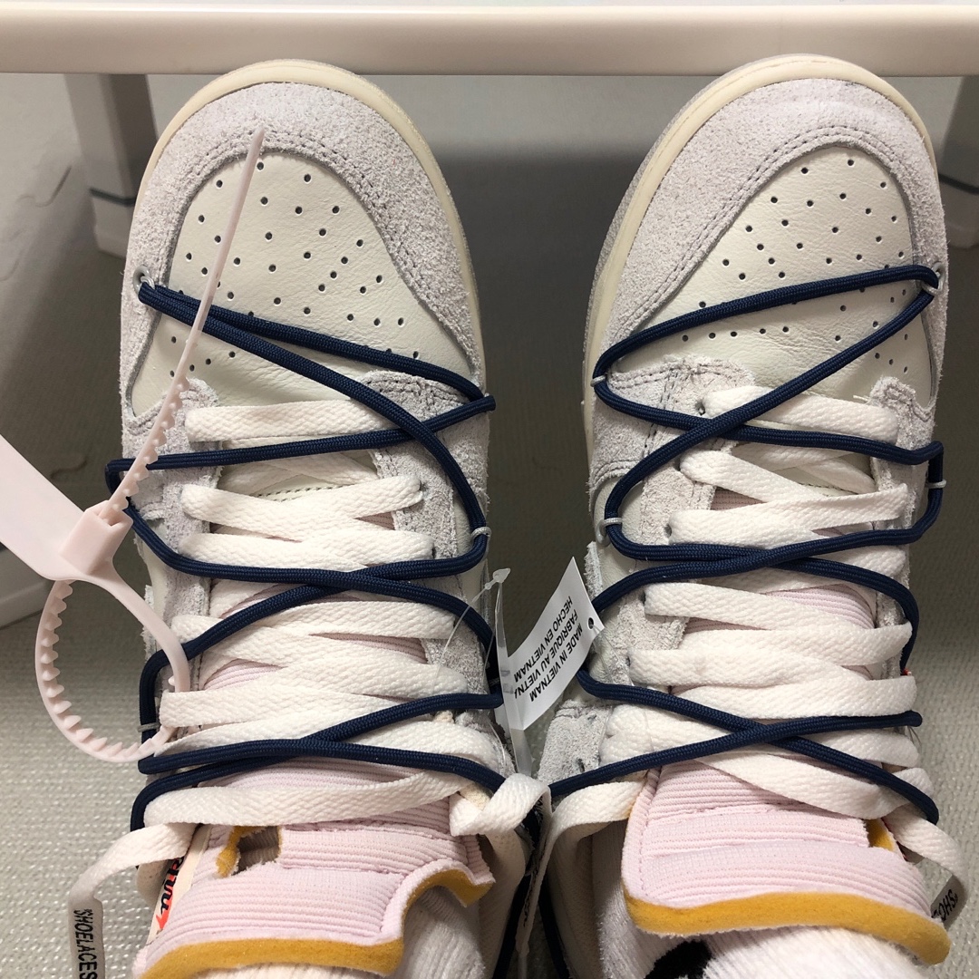 Nike x Off-White Dunk Low The 50 - Lot 18 착용 스타일 - 2