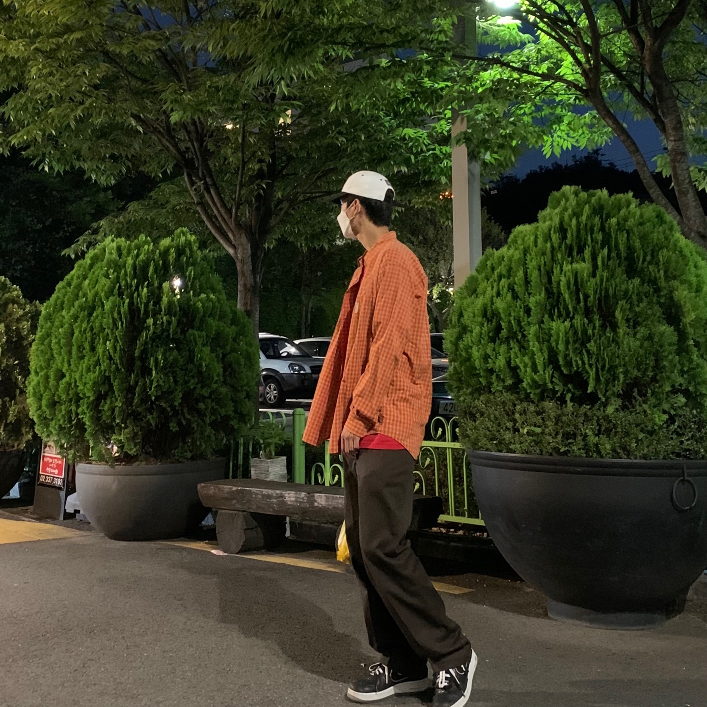 Nike Air Force 1 Low Colin Kaepernick, Supreme Bandana Box Logo T-Shirt Red - 19FW 착용 스타일 - 1