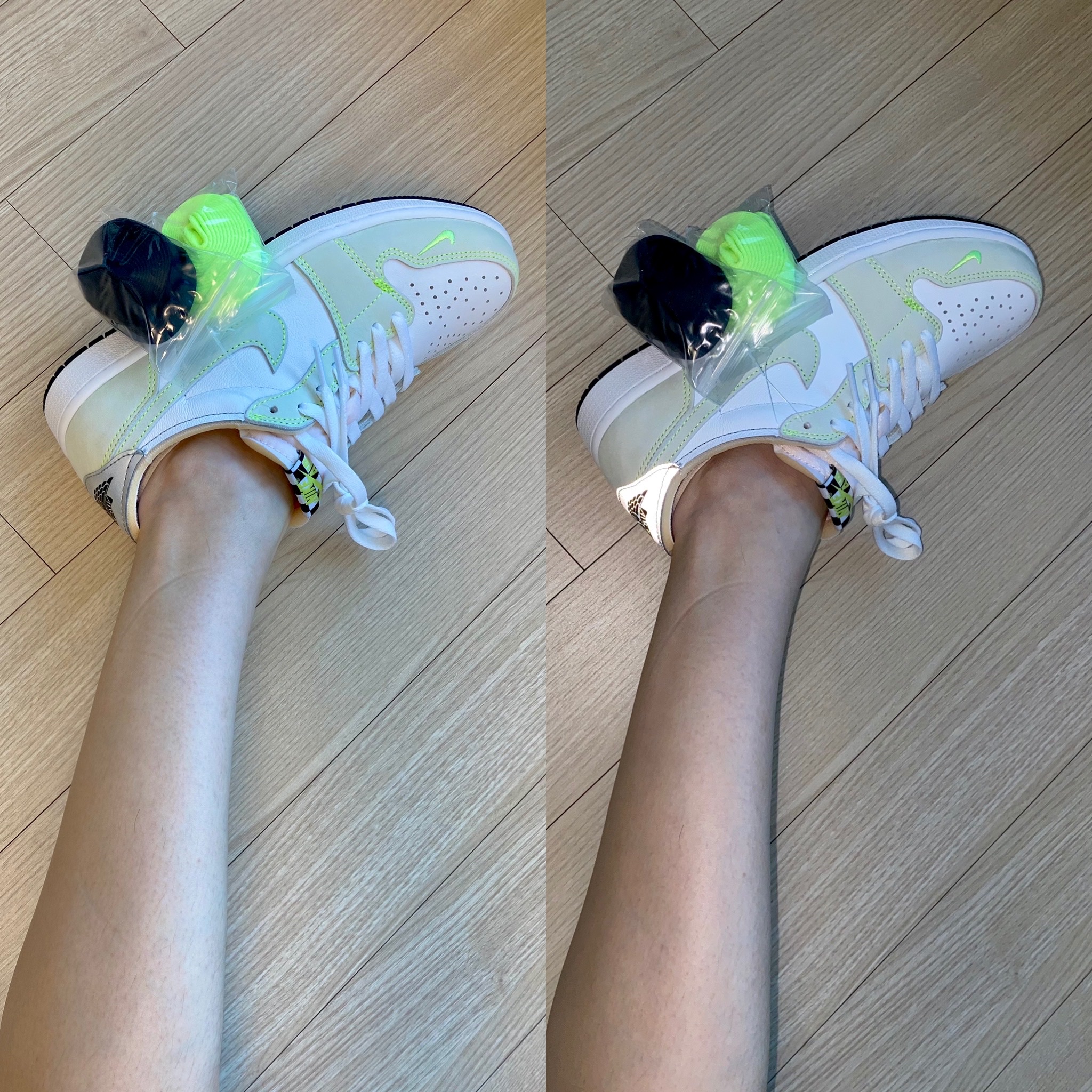 Jordan 1 Low OG Ghost Green 착용 스타일 - 1