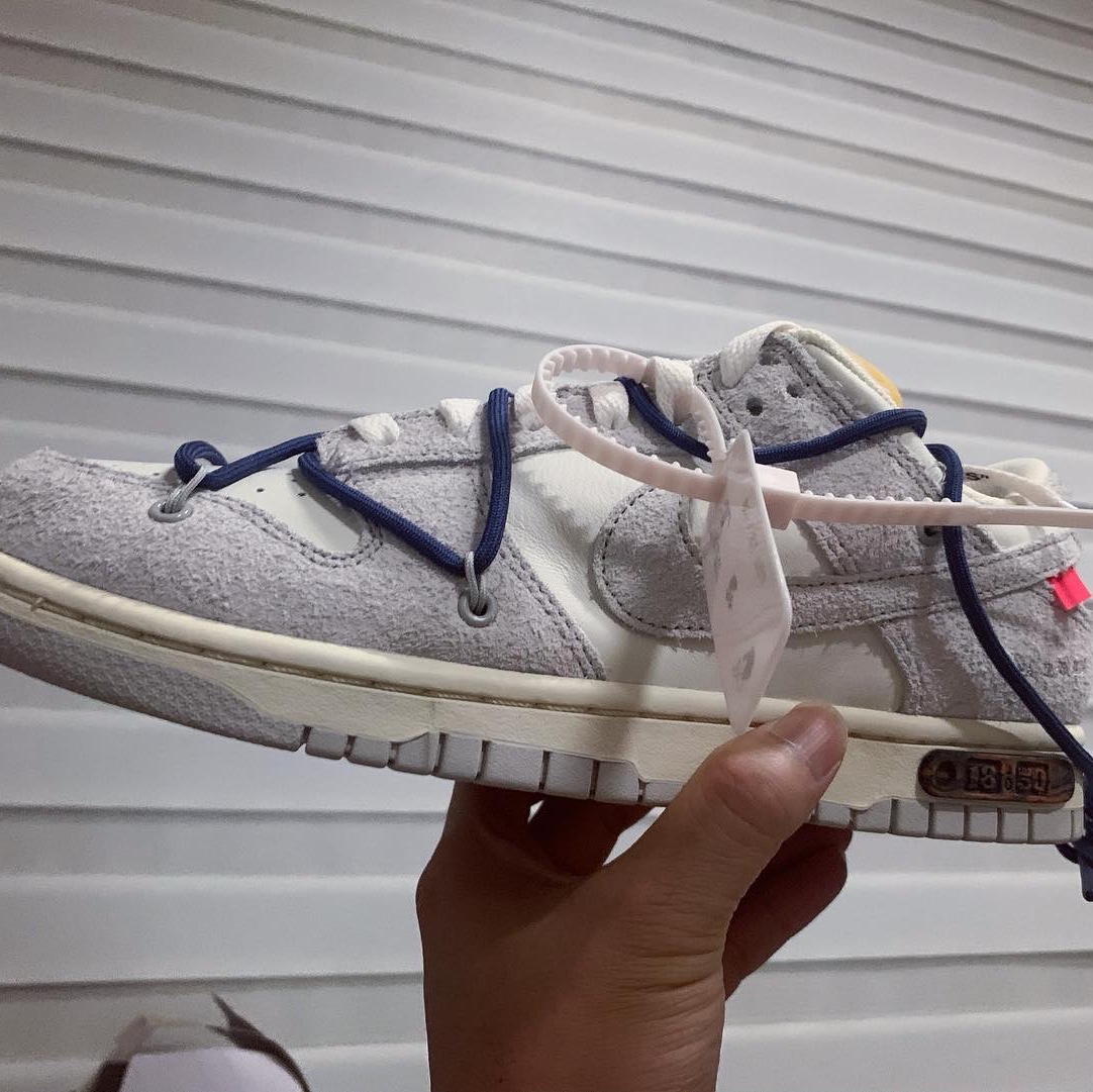 Nike x Off-White Dunk Low The 50 - Lot 18 착용 스타일 - 1