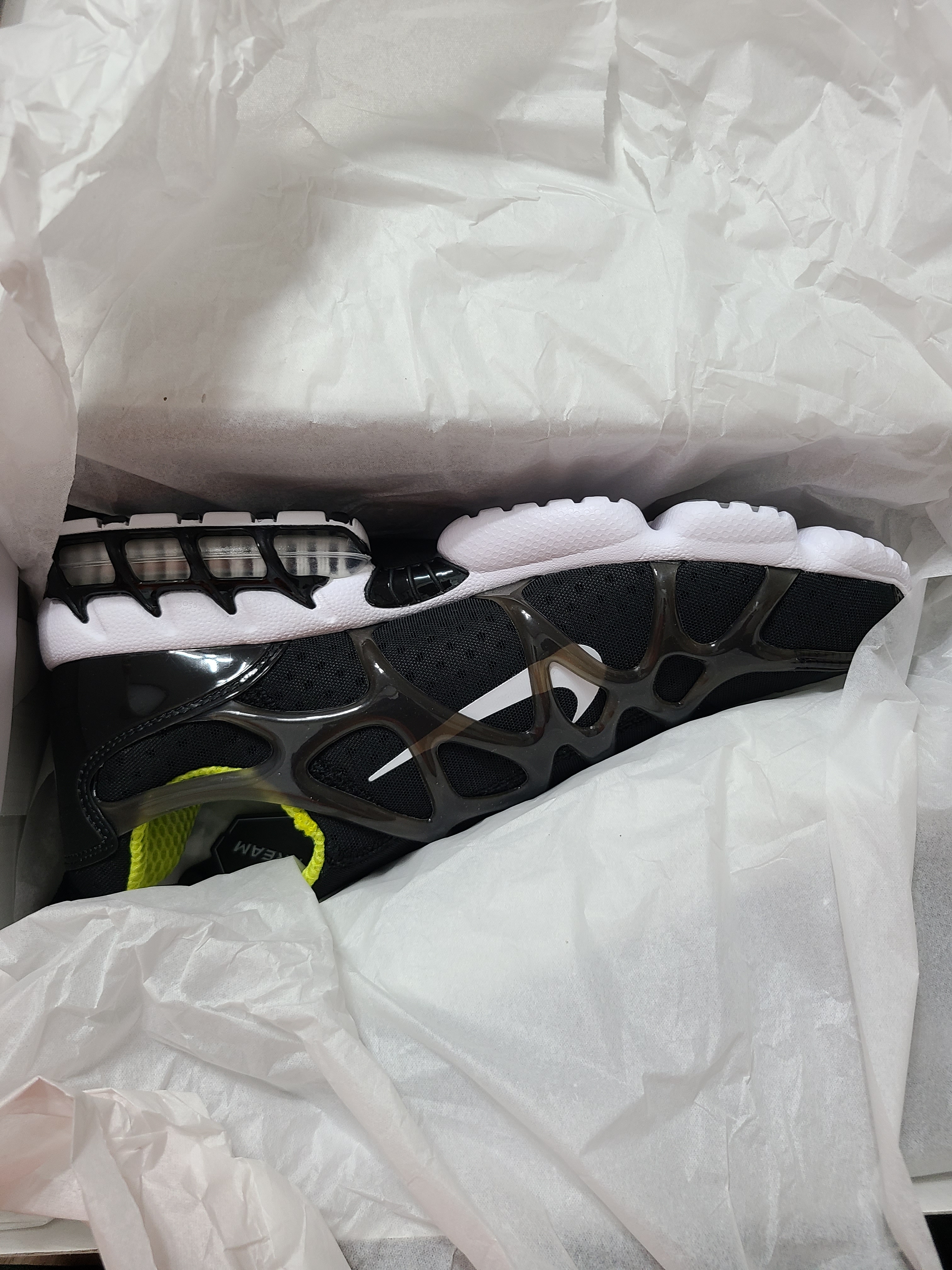 Nike x Stussy Air Zoom Spiridon Kukini Black 착용 스타일 - 4