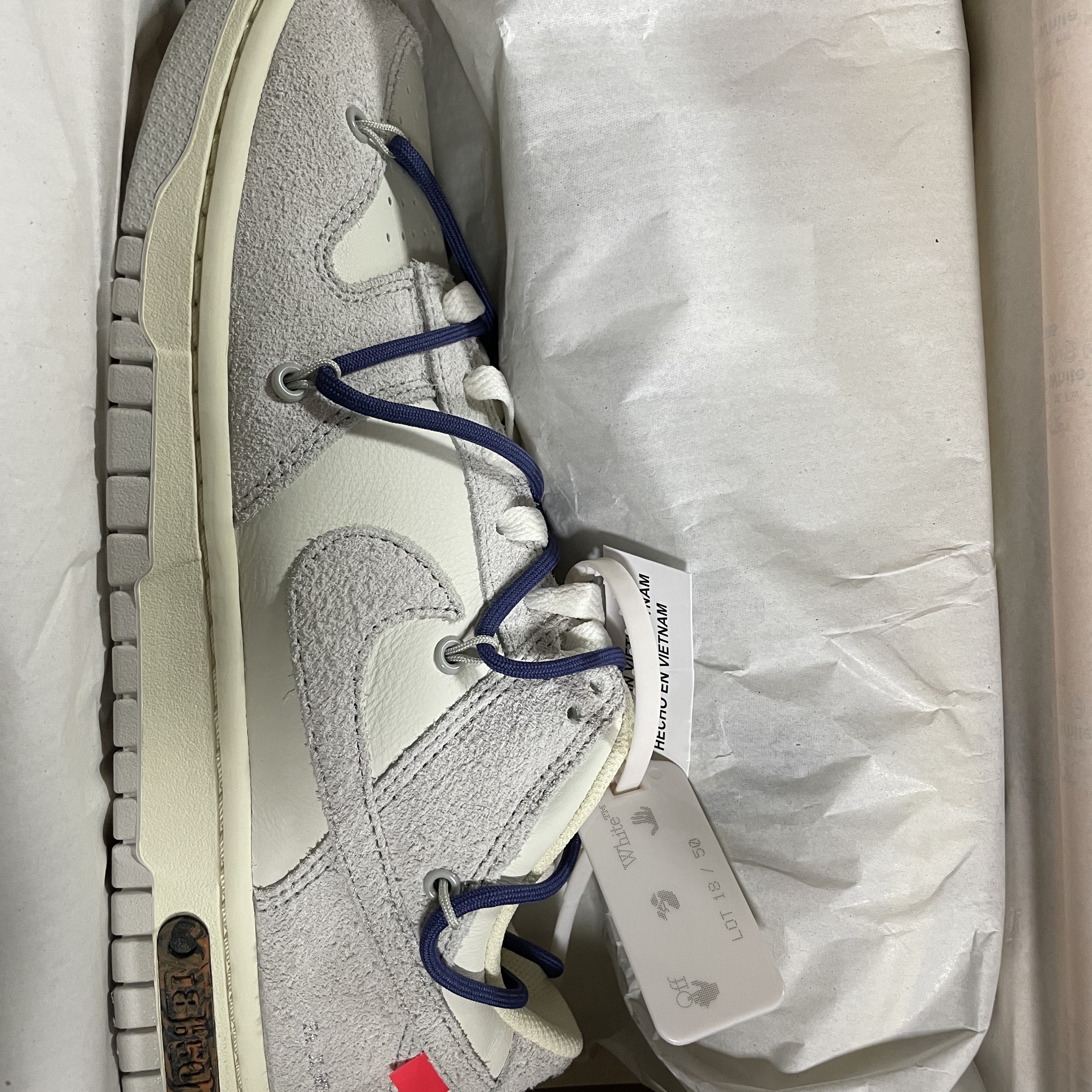 Nike x Off-White Dunk Low The 50 - Lot 18 착용 스타일 - 4
