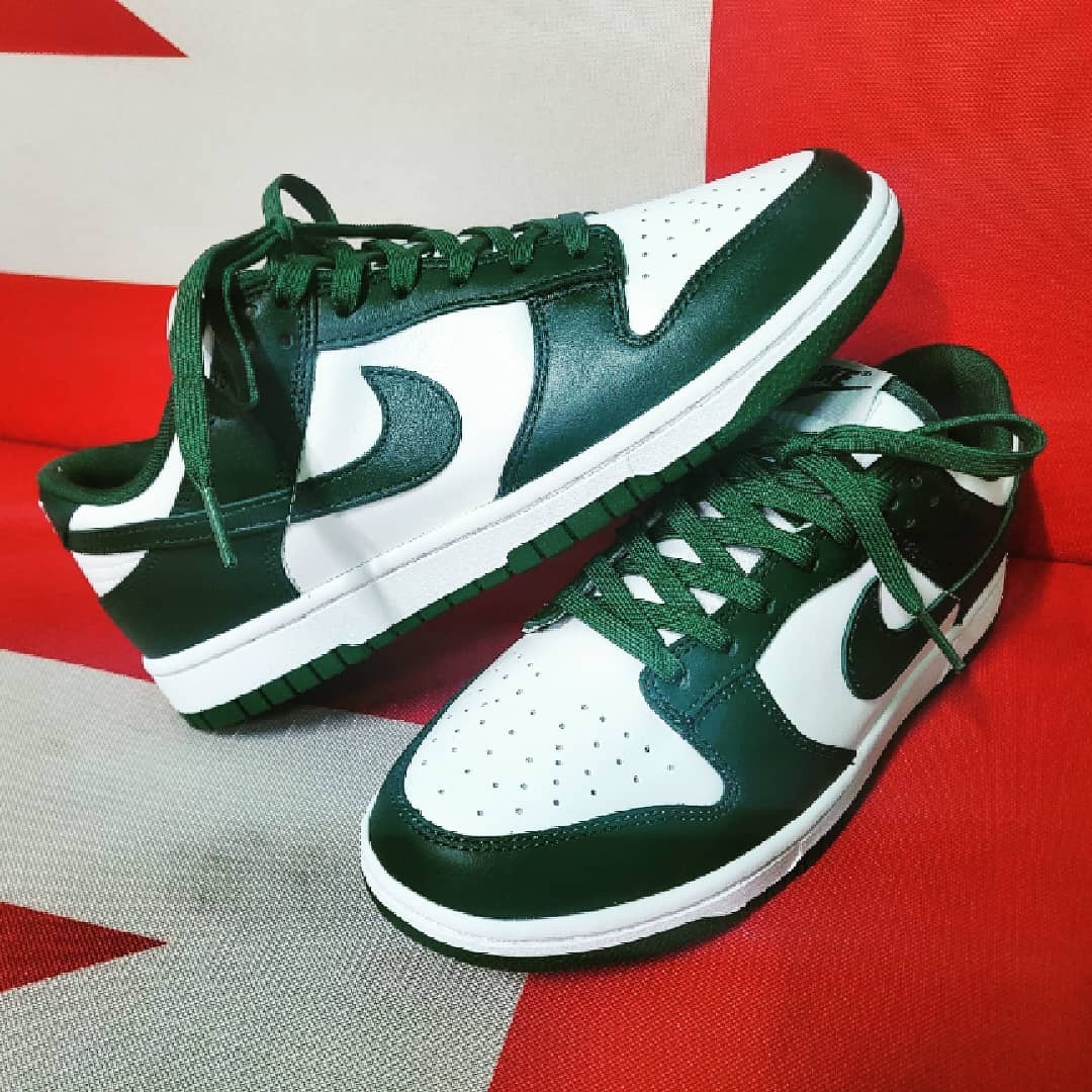 Nike Dunk Low Retro Varsity Green 착용 스타일 - 1