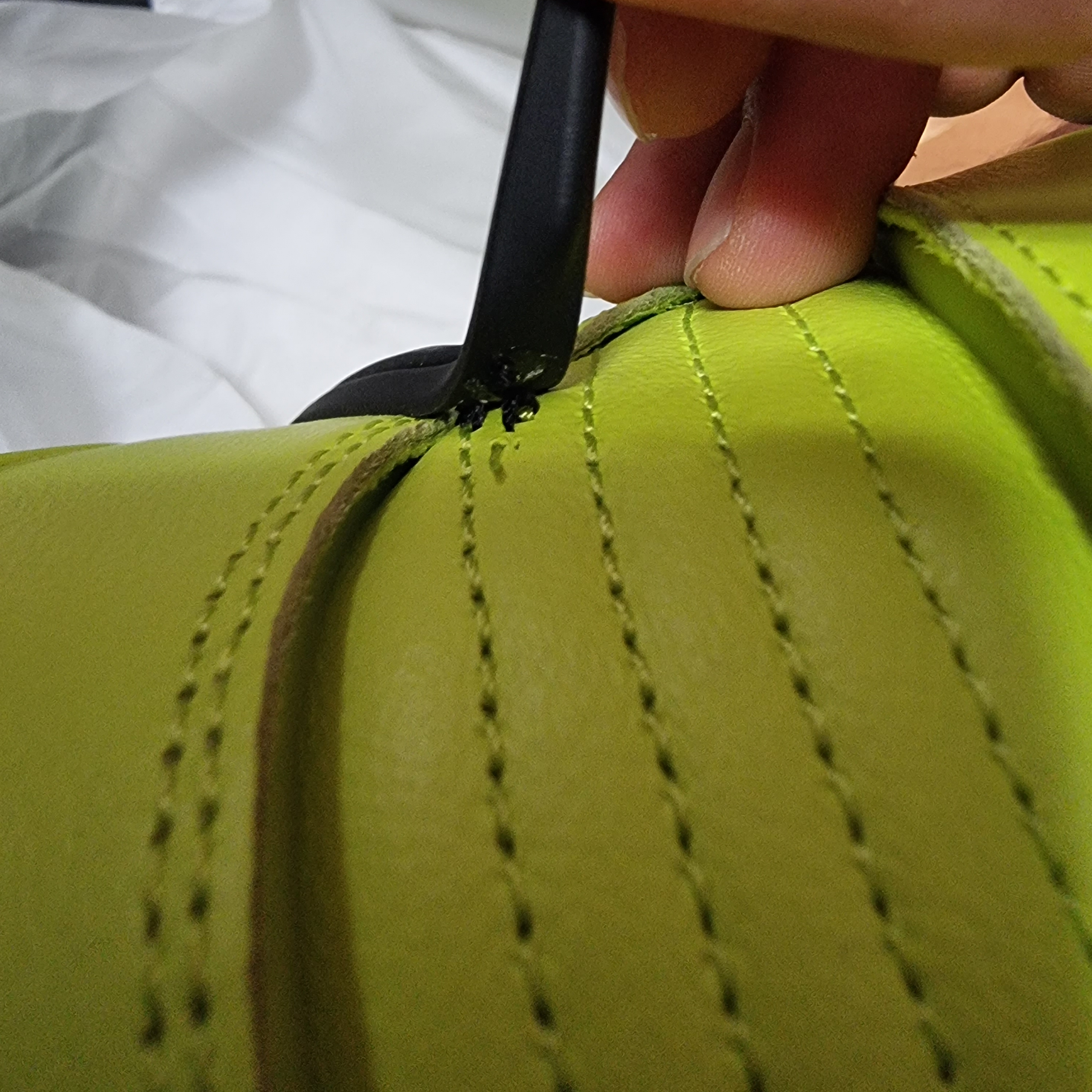 Nike x Ambush Dunk High Flash Lime 착용 스타일 - 3