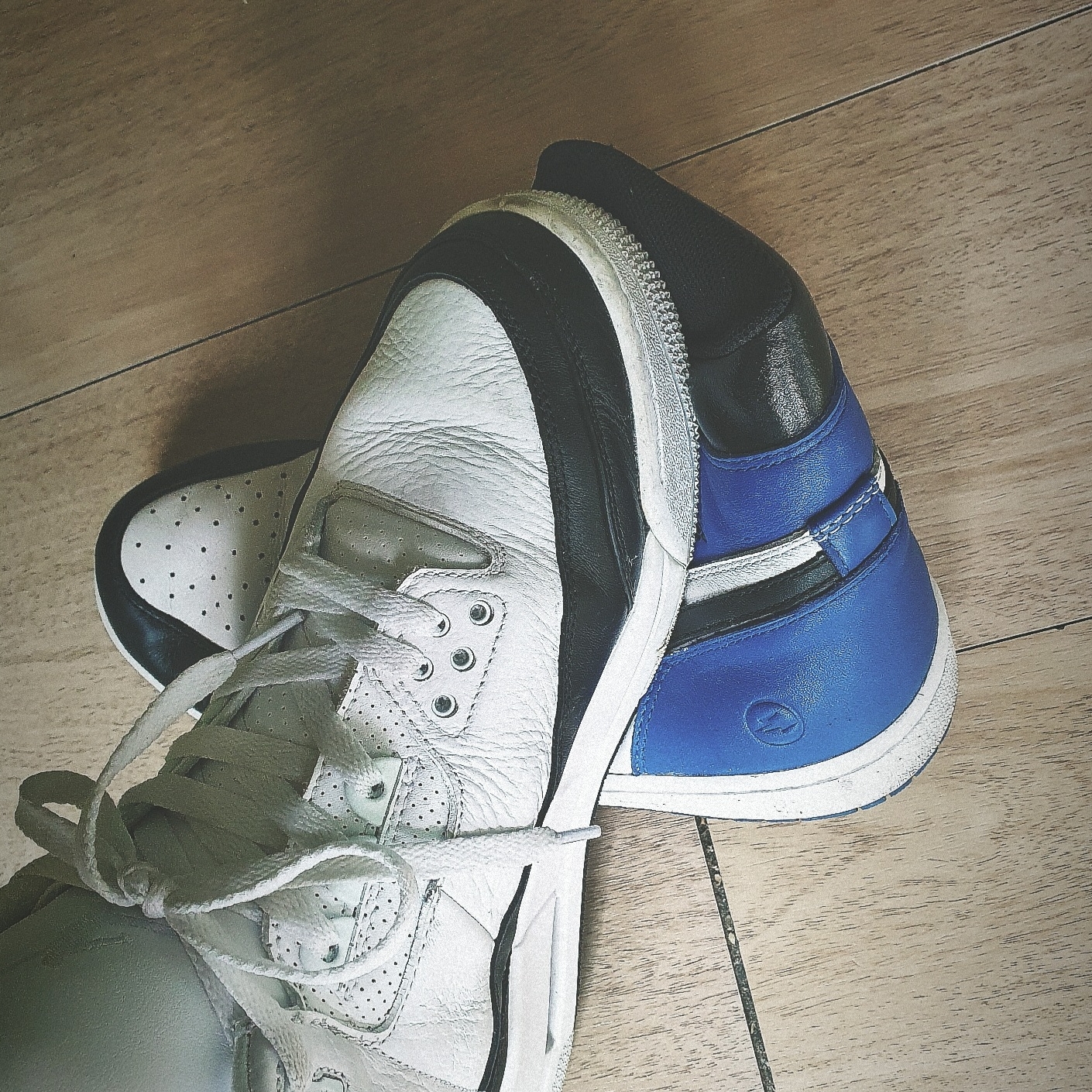 Jordan 3 x Fragment Retro SP White Black, Jordan 1 x Fragment Retro High OG 착용 스타일