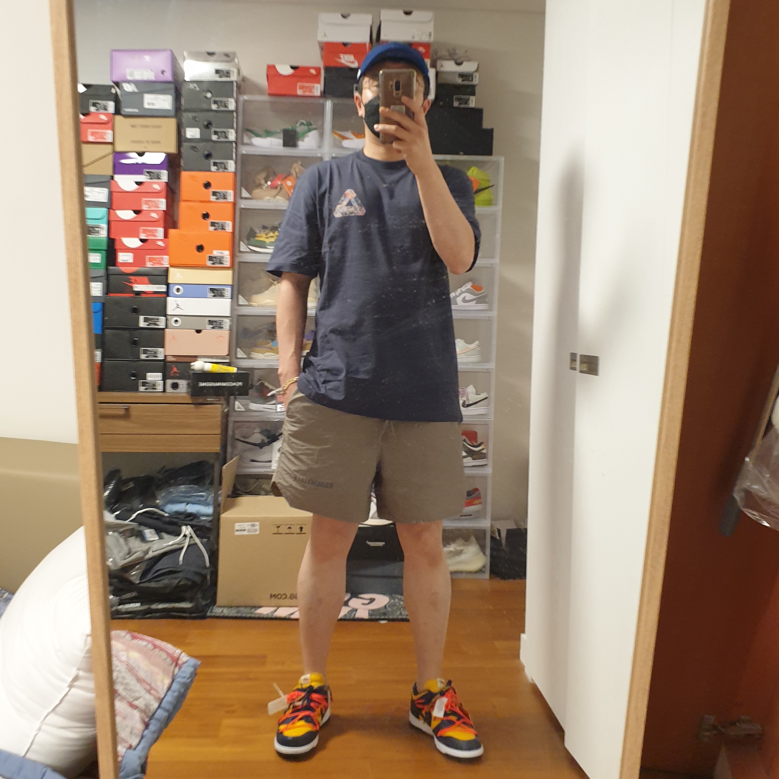 Nike x Drake Nocta Cardinal Stock Essential Cap Navy, Palace Tri-Sticker Pack T-Shirt Navy - 21FW 착용 스타일 - 2