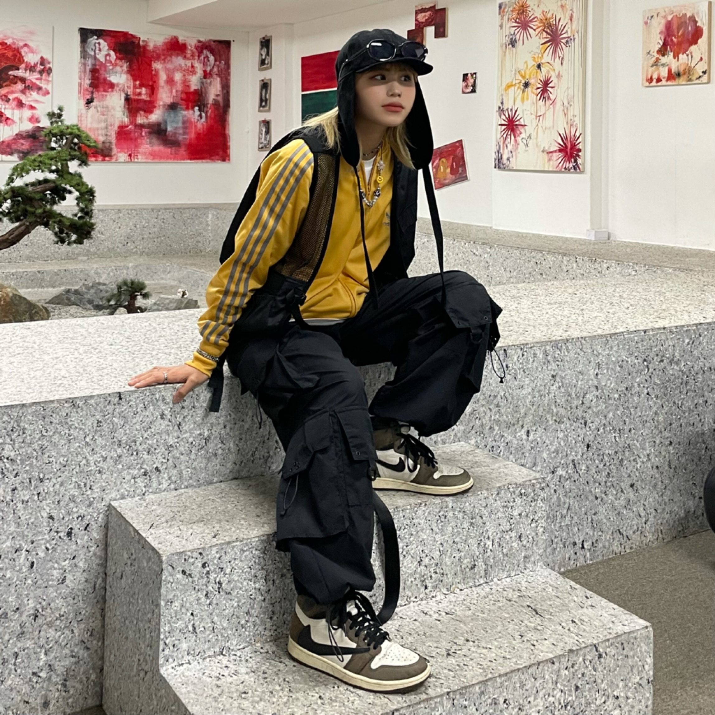 Jordan 1 x Travis Scott Retro High OG SP Mocha 착용 스타일
