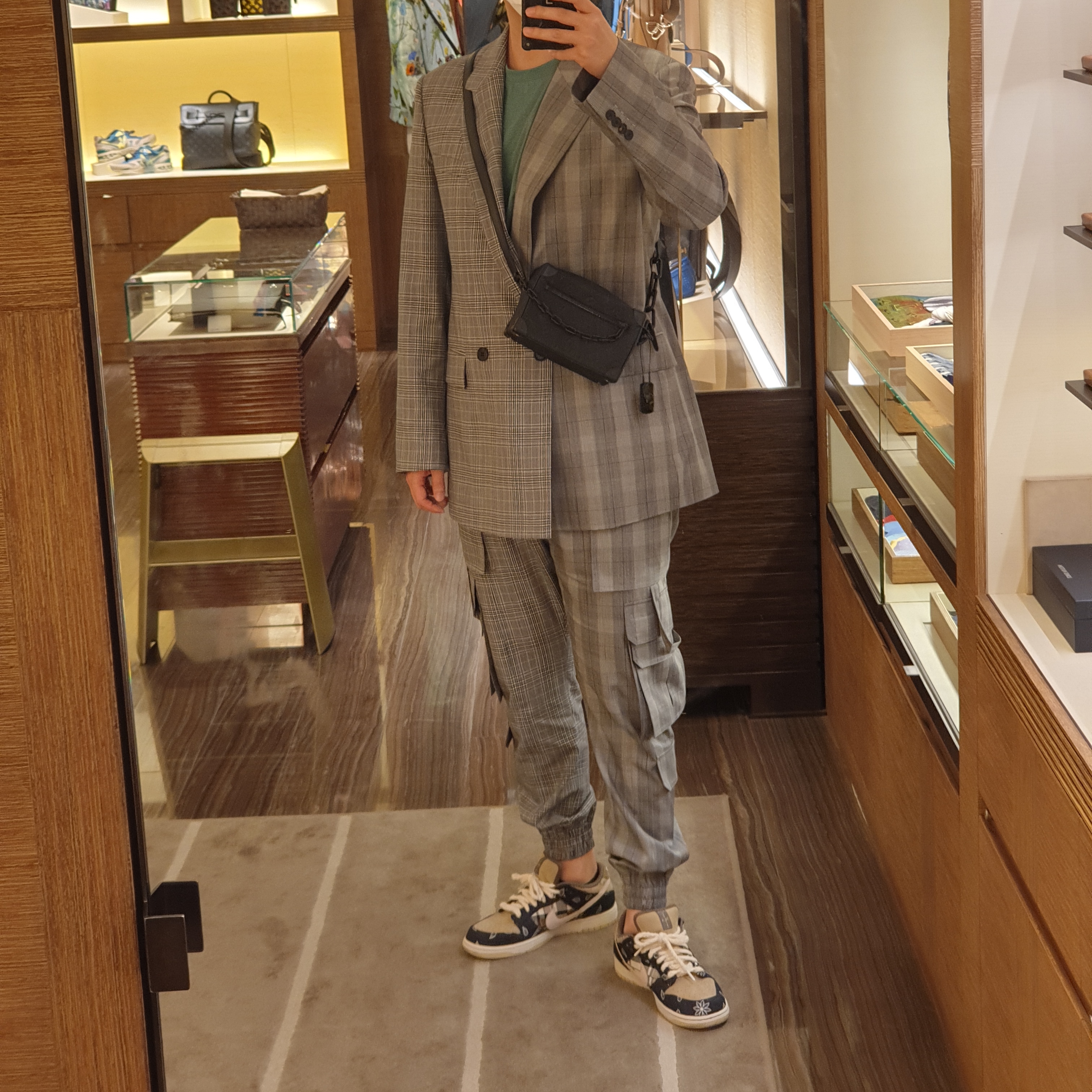 Nike x Travis Scott SB Dunk Low 착용 스타일