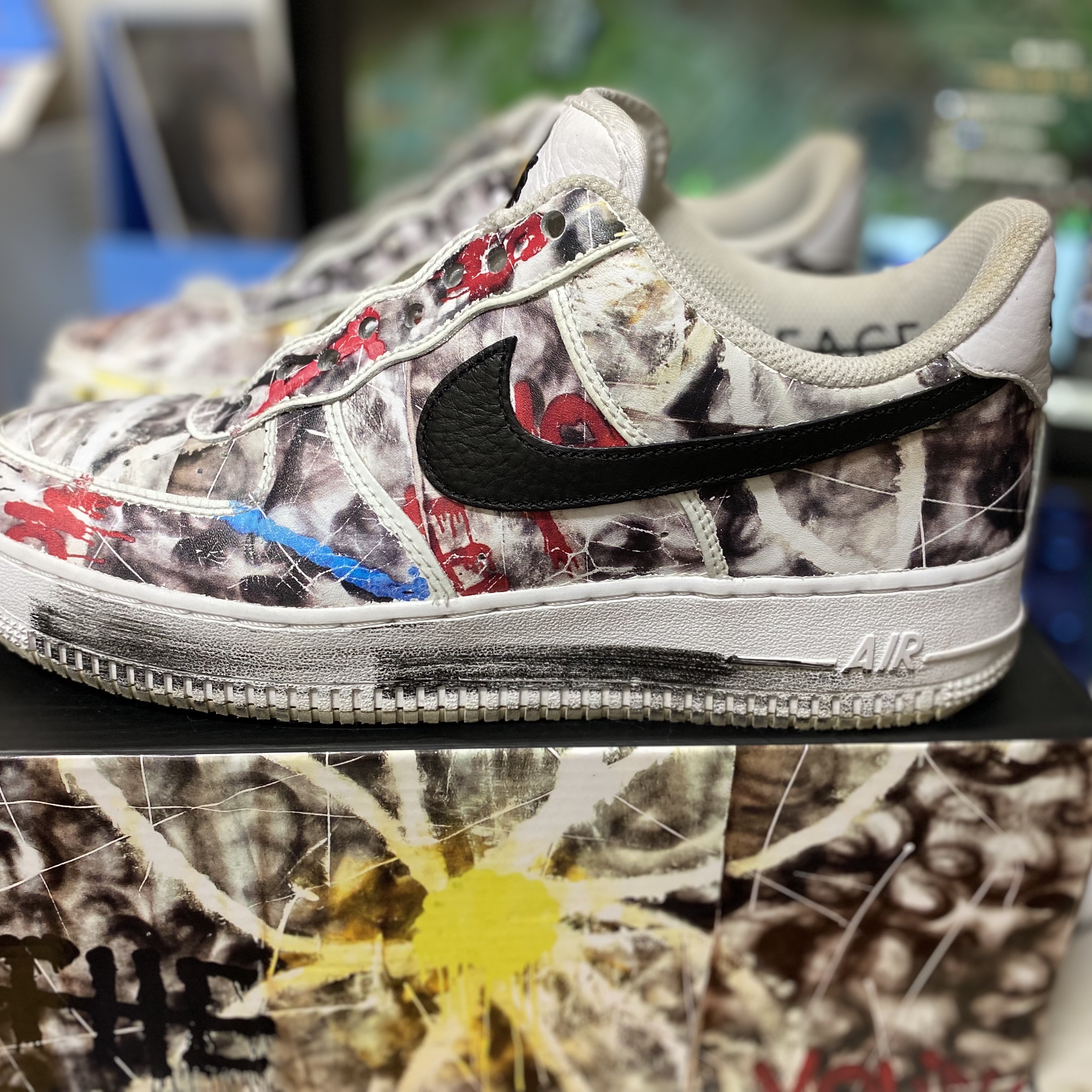Nike x Peaceminusone Air Force 1 Low Para-Noise 2.0 착용 스타일 - 2